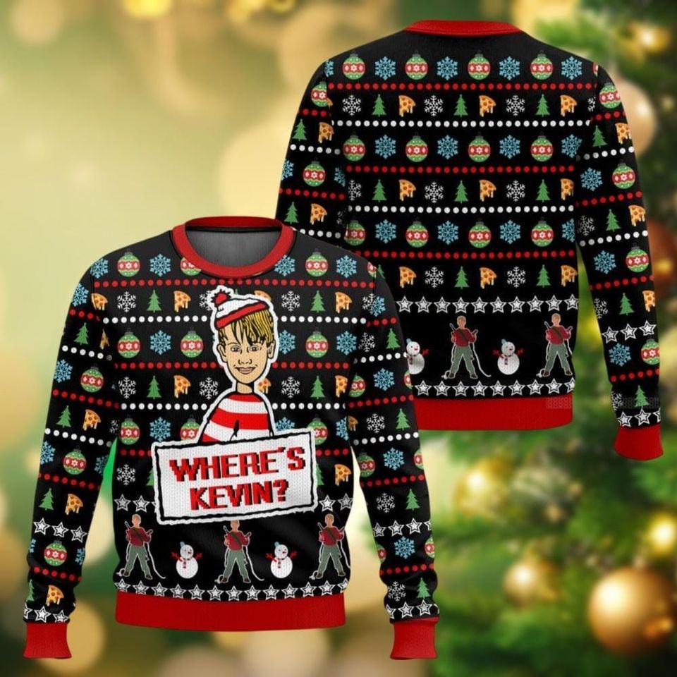 Kevin McCallister Ugly Christmas Sweater, Home Alone Movie Sweater