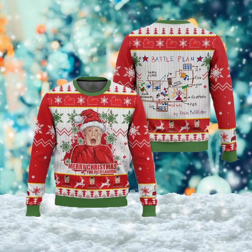 Kevin McCallister Ugly Sweater, Kevin Ugly Christmas Shirts