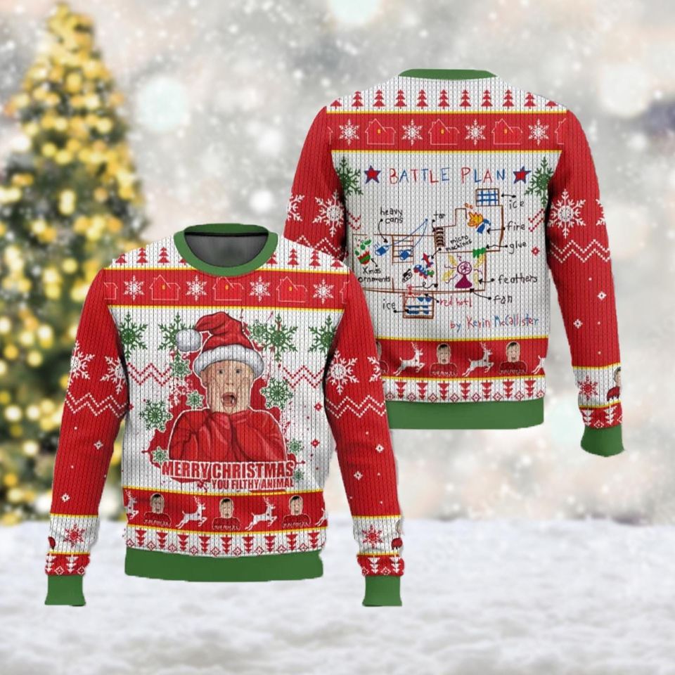Kevin McCallister Ugly Sweater, Kevin Ugly Christmas Shirts