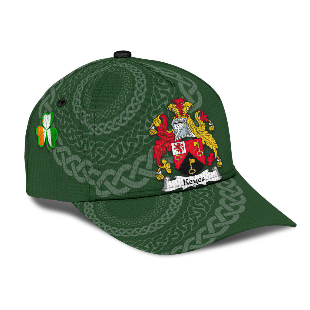 Keyes Coat Of Arms - Irish Family Crest St Patrick's Day Hat Classic Cap Trucker Hats Custom Hats Gifts For Men & Women