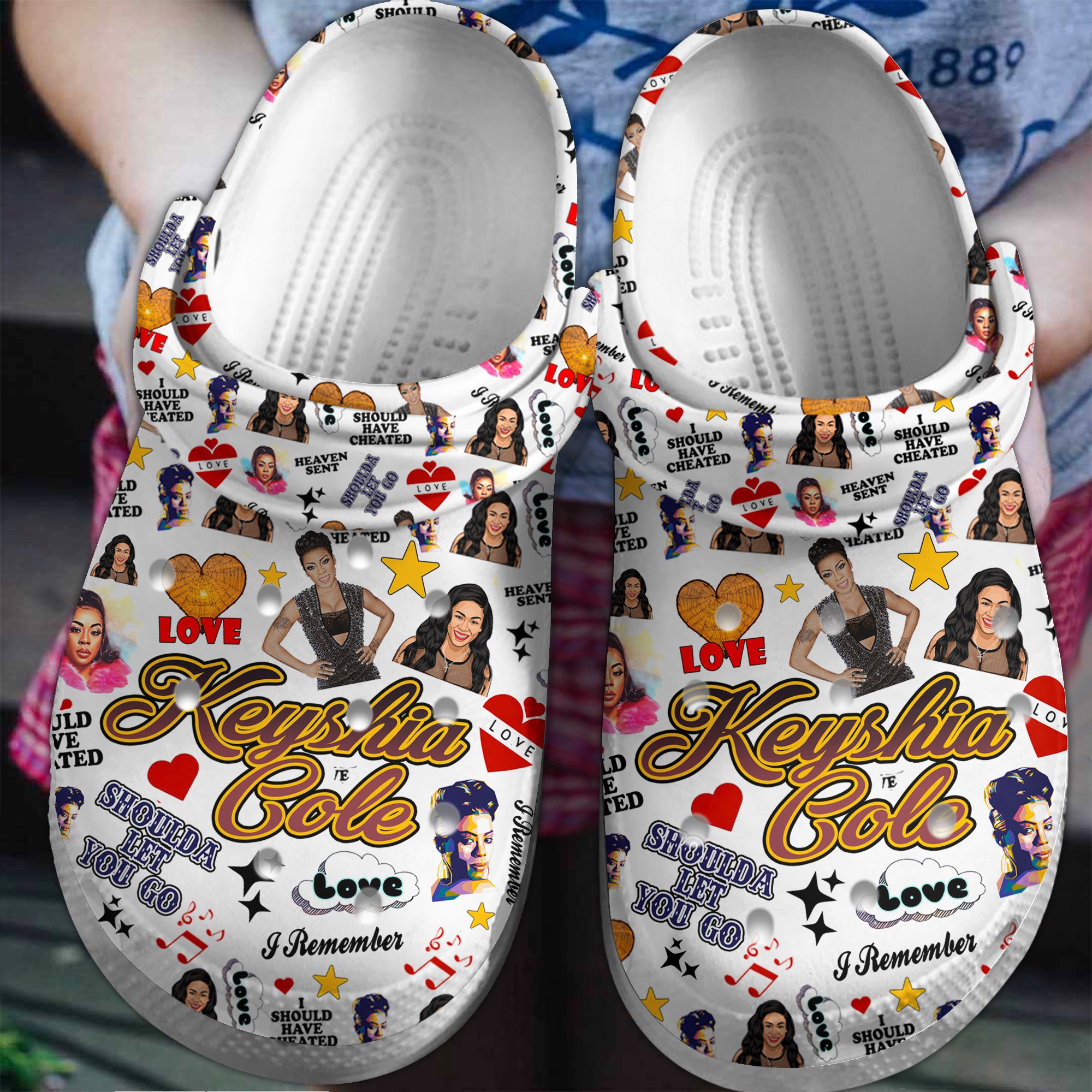 Keyshia Cole Music Crocs Crocband Clogs Shoes Comfortable For Men Women and Kids