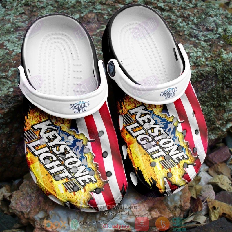 Keystone Light Beer Crocs Crocband Clogs Shoes Comfortable For Men Women and Kids