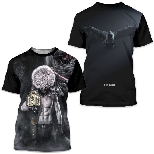 Khabib The Eagle Nurmagomedov T-Shirt - Image 2