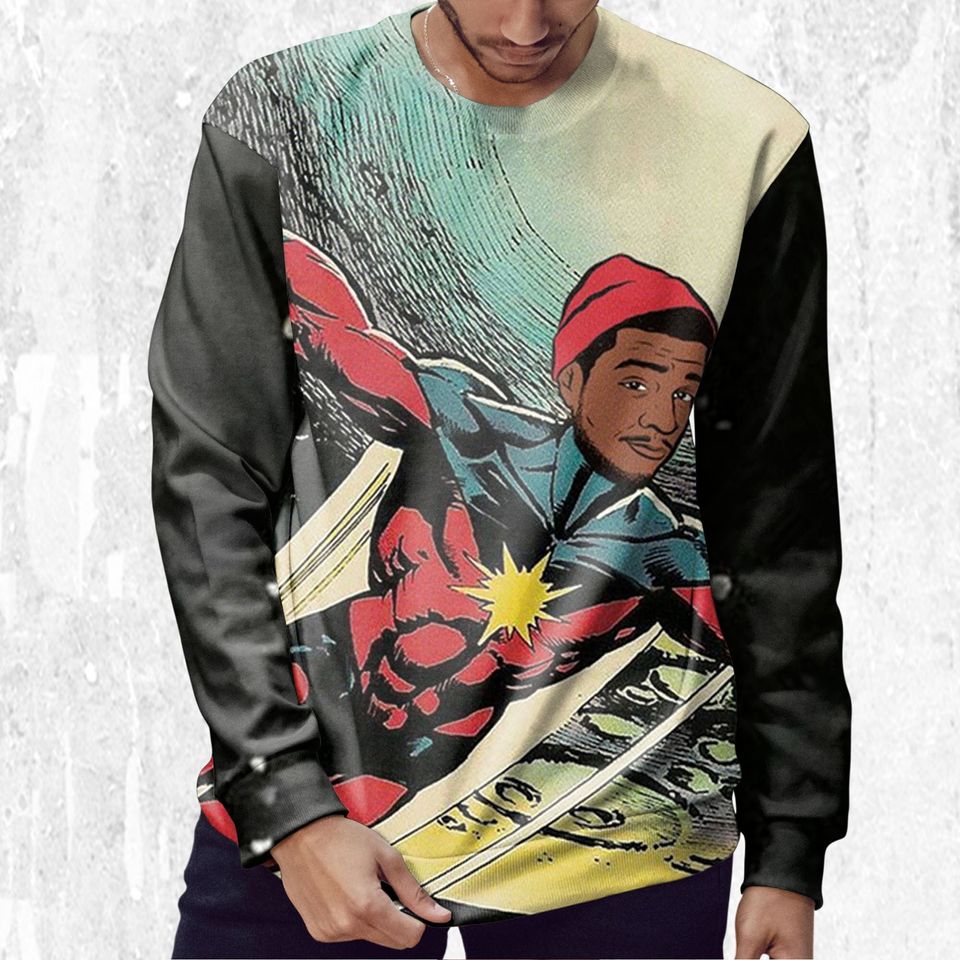 Kid Cudi Comic Vintage match Sweatshirt - Image 4