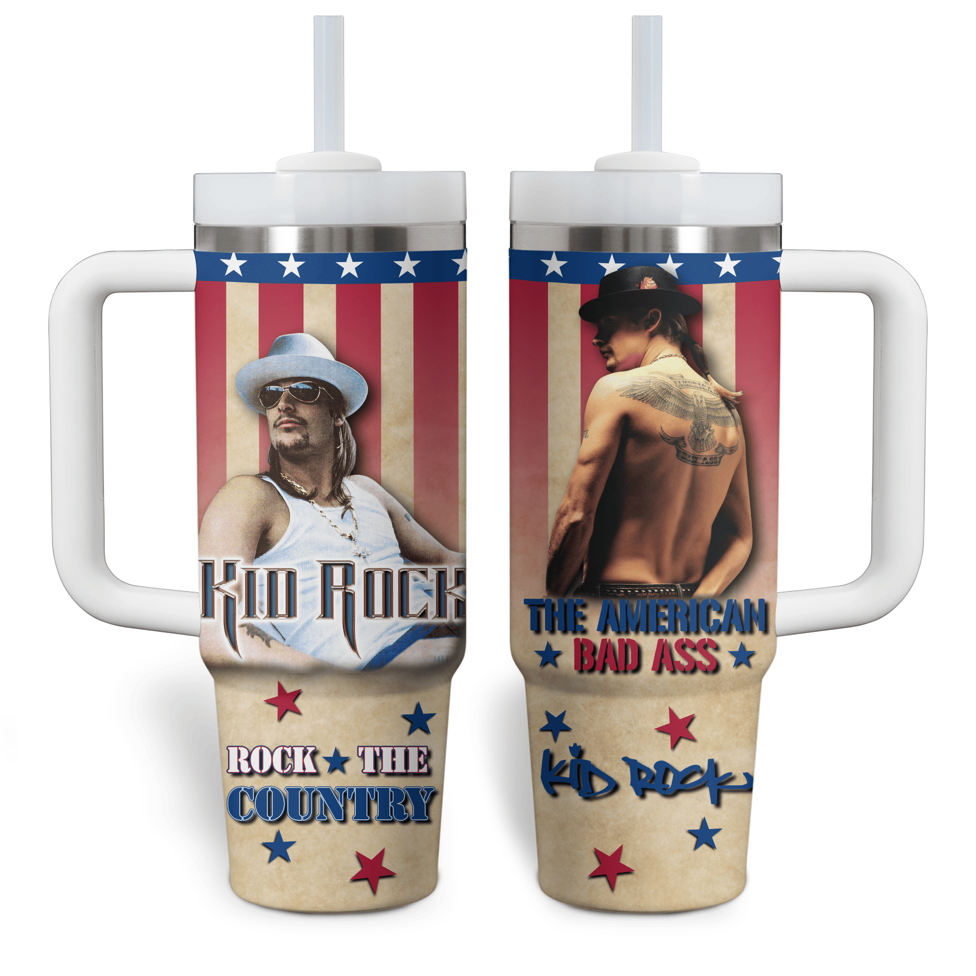 Kid Rock Music Custom Stanley Cup 40 oz 30 oz Tumbler With HandleTVC2301523 - Image 3