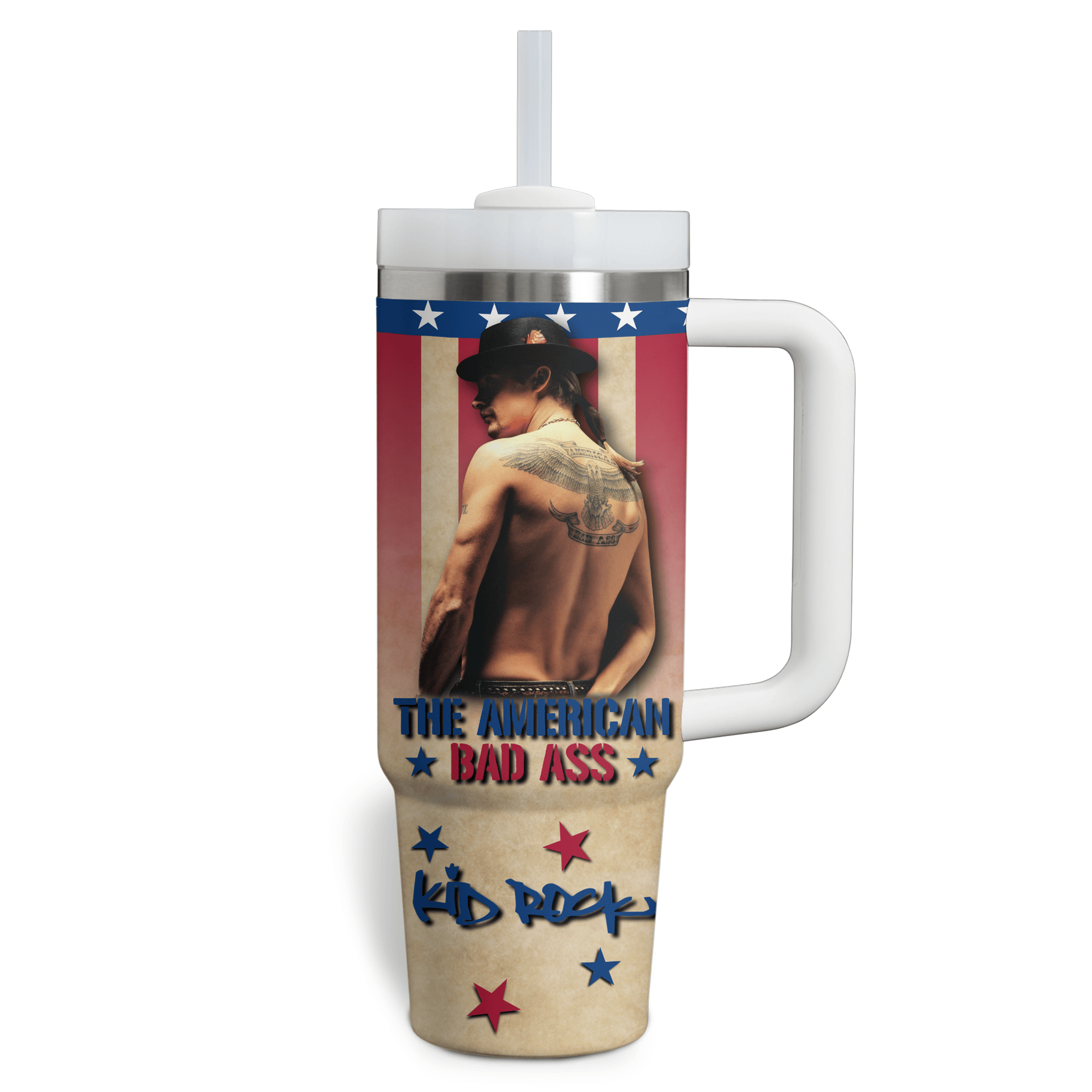 Kid Rock Music Custom Stanley Cup 40 oz 30 oz Tumbler With HandleTVC2301523 - Image 4