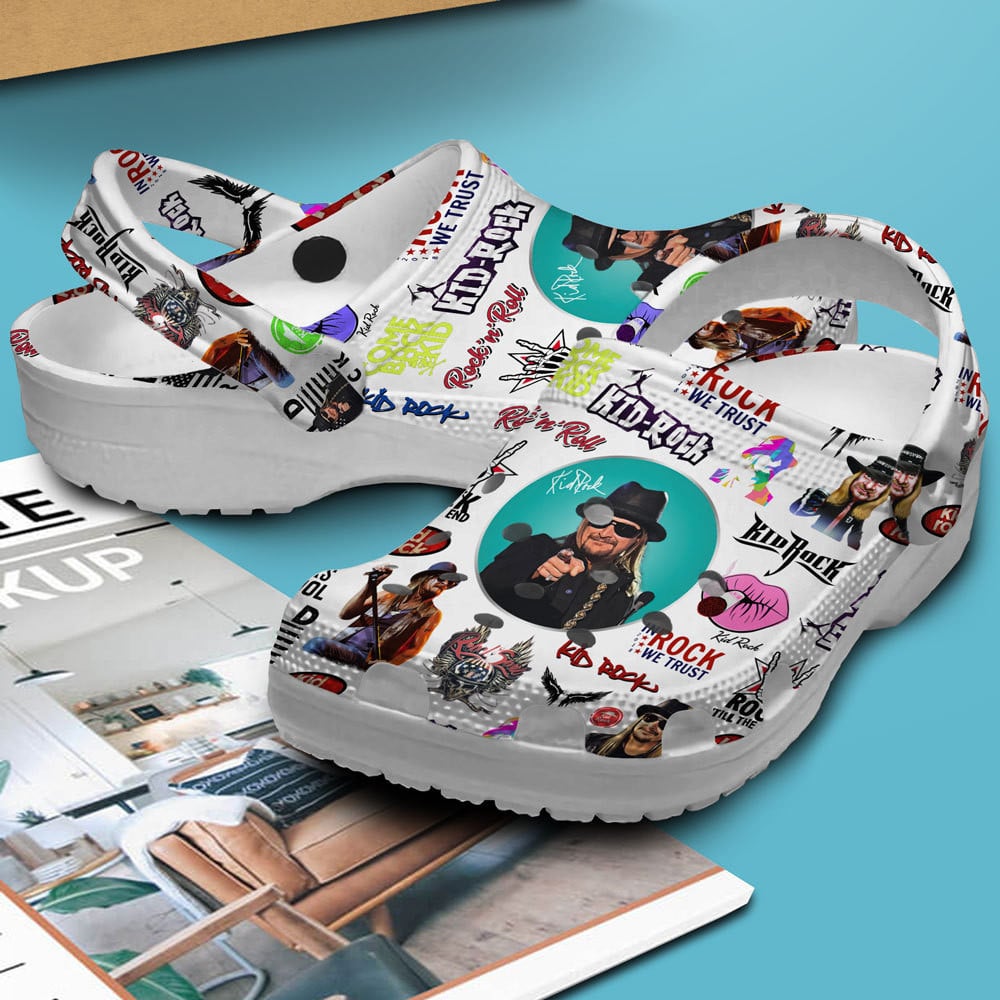 Kid Rock Singer Music Crocs Crocband Clogs Shoes Comfortable For Men Women and Kids