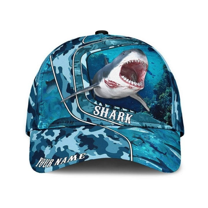Killer Whale, Shark Attack, Shark Fishing, Personalized Shark Cap, Custom Name 3D Shark Cap for Shark Lovers Trucker Hats Custom Hats Gifts For Men & Women