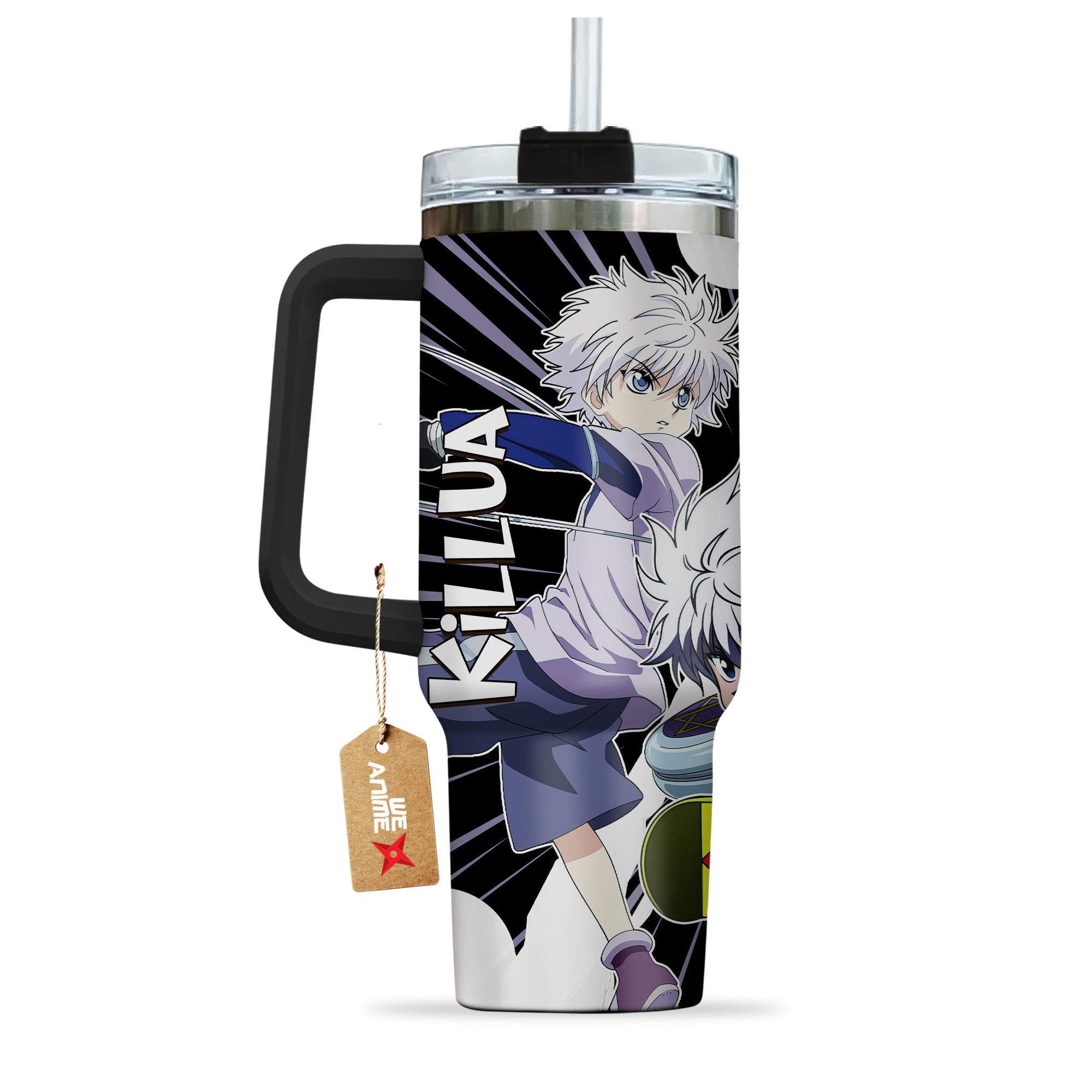 Killua Zoldyck Hunter x Hunter Anime Custom Stanley Cup 40 oz 30 oz Tumbler With HandleTVC2301153 - Image 4