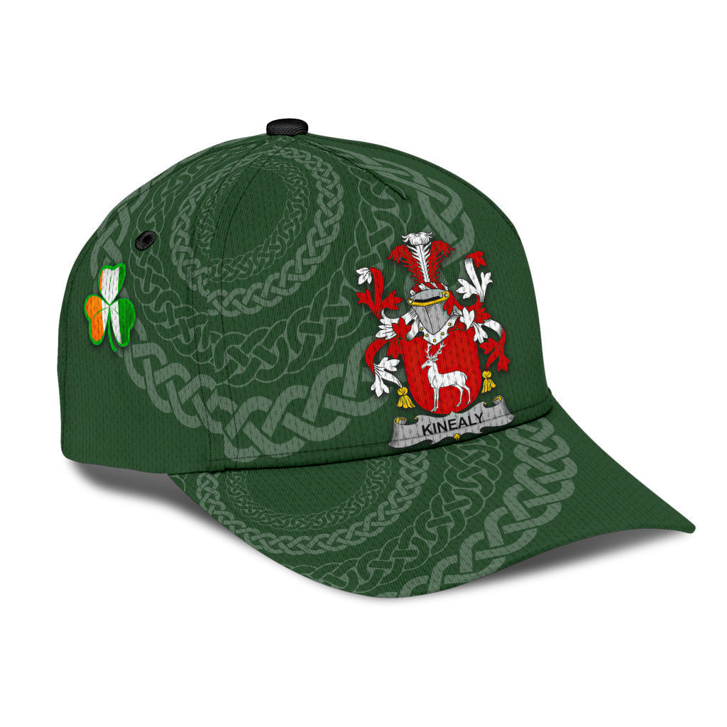 Kinealy Coat Of Arms - Irish Family Crest St Patrick's Day Hat Classic Cap Trucker Hats Custom Hats Gifts For Men & Women