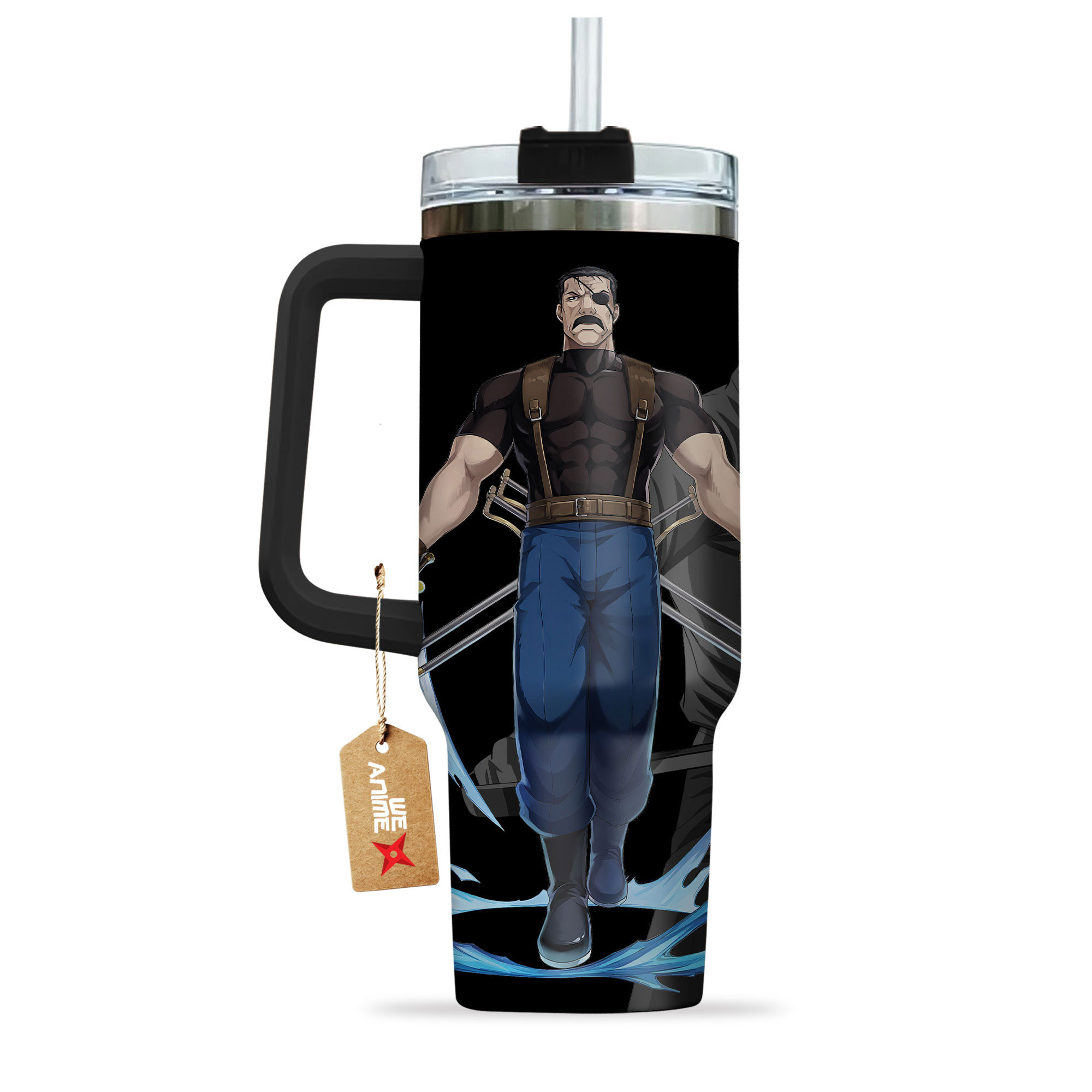 King Bradley Fullmetal Alchemist Anime Custom Stanley Cup 40 oz 30 oz Tumbler With HandleTVC2301149 - Image 4