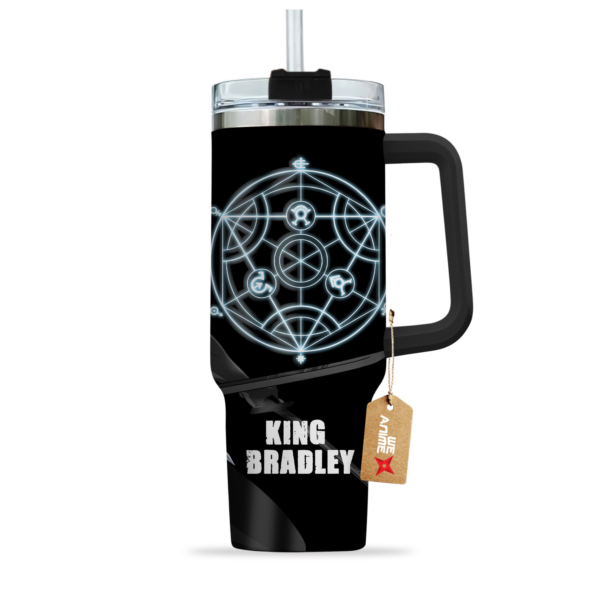 King Bradley Fullmetal Alchemist Anime Custom Stanley Cup 40 oz 30 oz Tumbler With HandleTVC2301149 - Image 3
