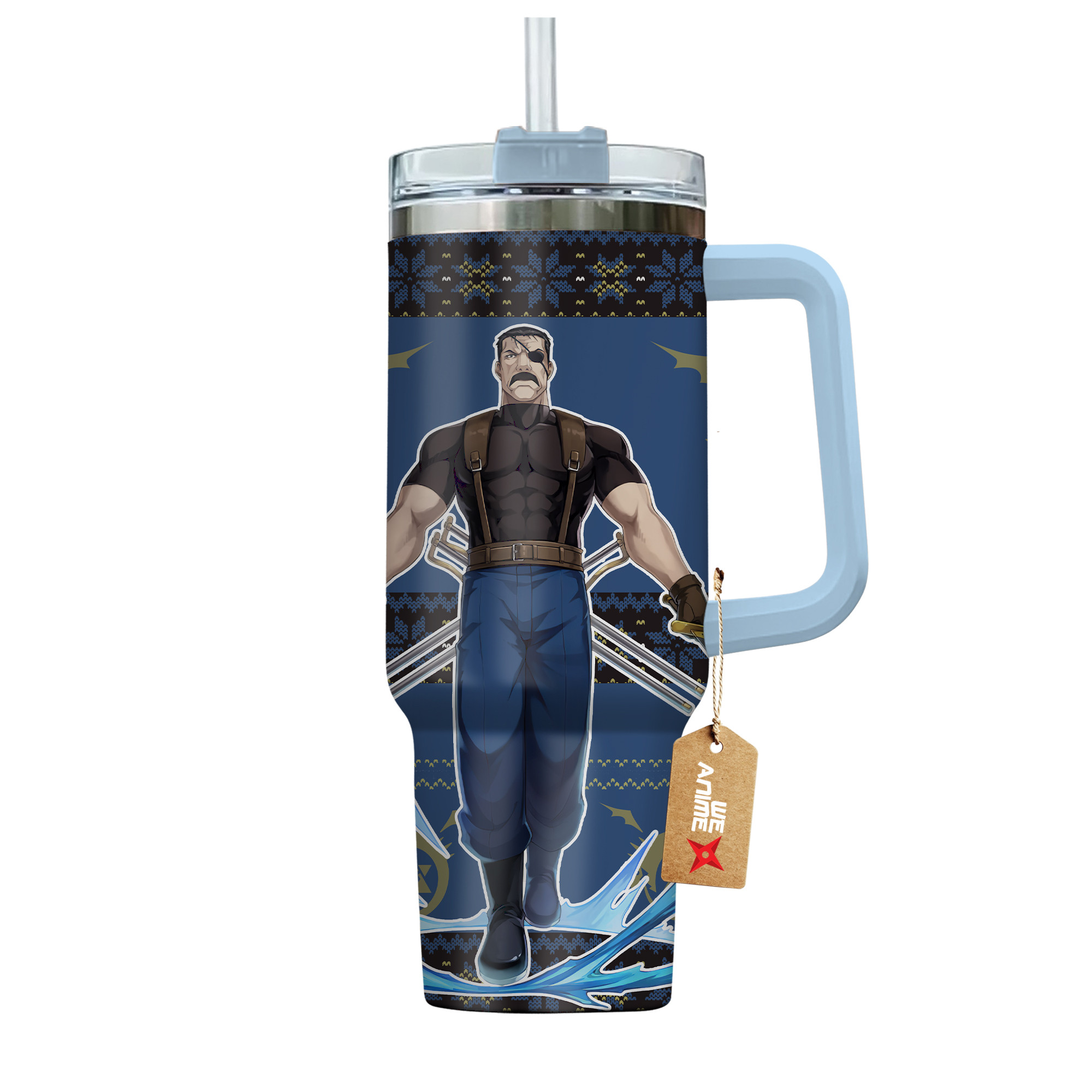 King Bradley Fullmetal Alchemist Anime Custom Stanley Cup 40 oz 30 oz Tumbler With HandleTVC2301166 - Image 4