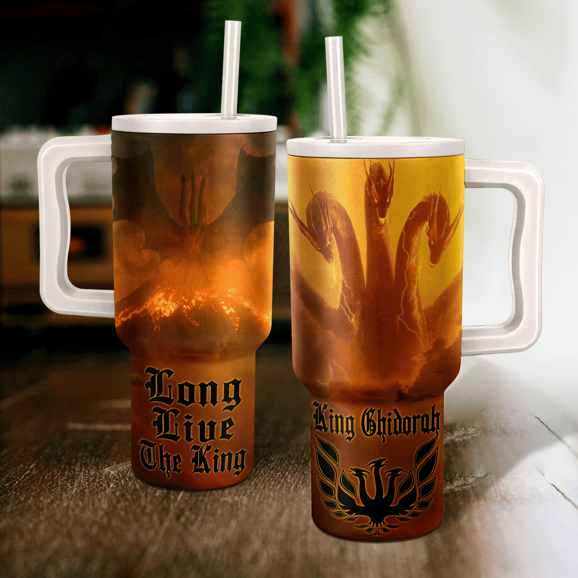 King Ghidorah Godzilla King of the Monsters Movies Custom Stanley Cup 40 oz 30 oz Tumbler With HandleTVC2301150