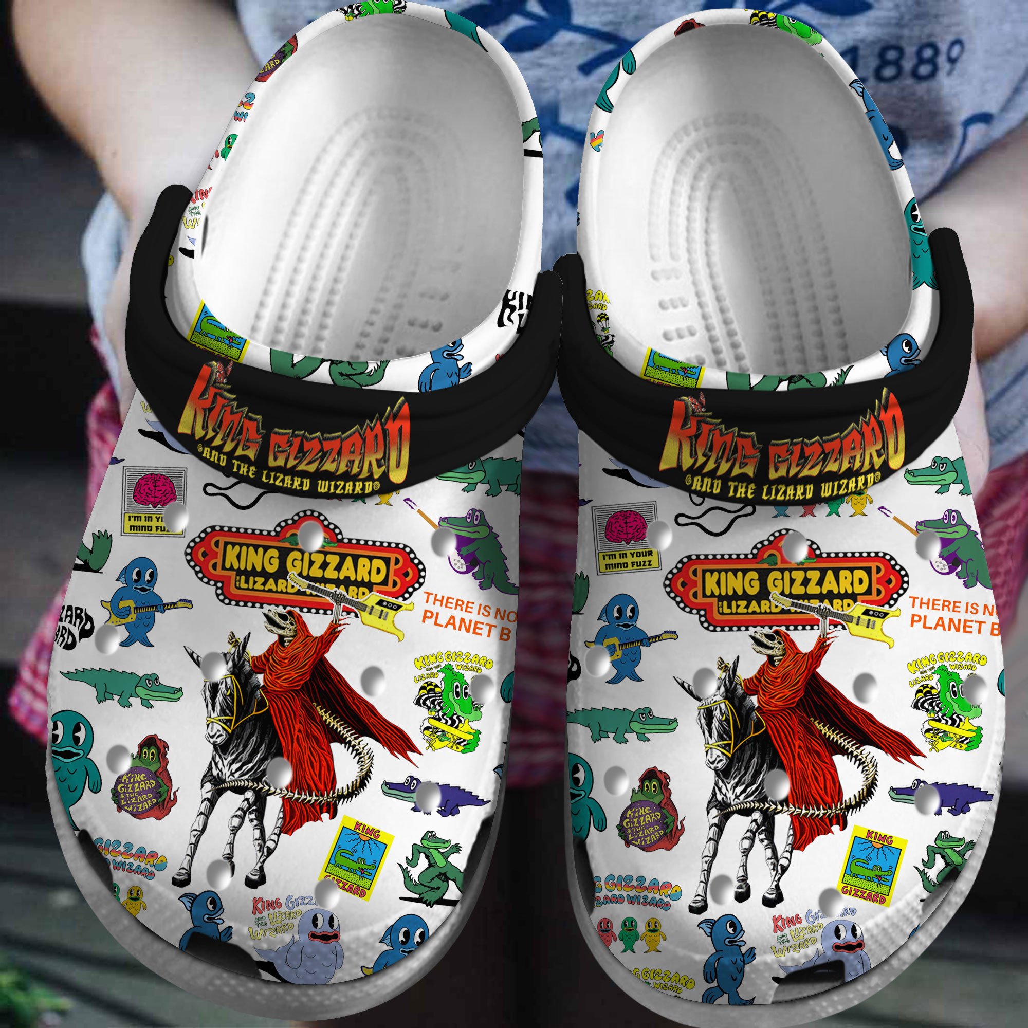 King Gizzard & The Lizard Wizard Music Crocs Crocband Clogs Shoes Comfortable For Men Women and Kids