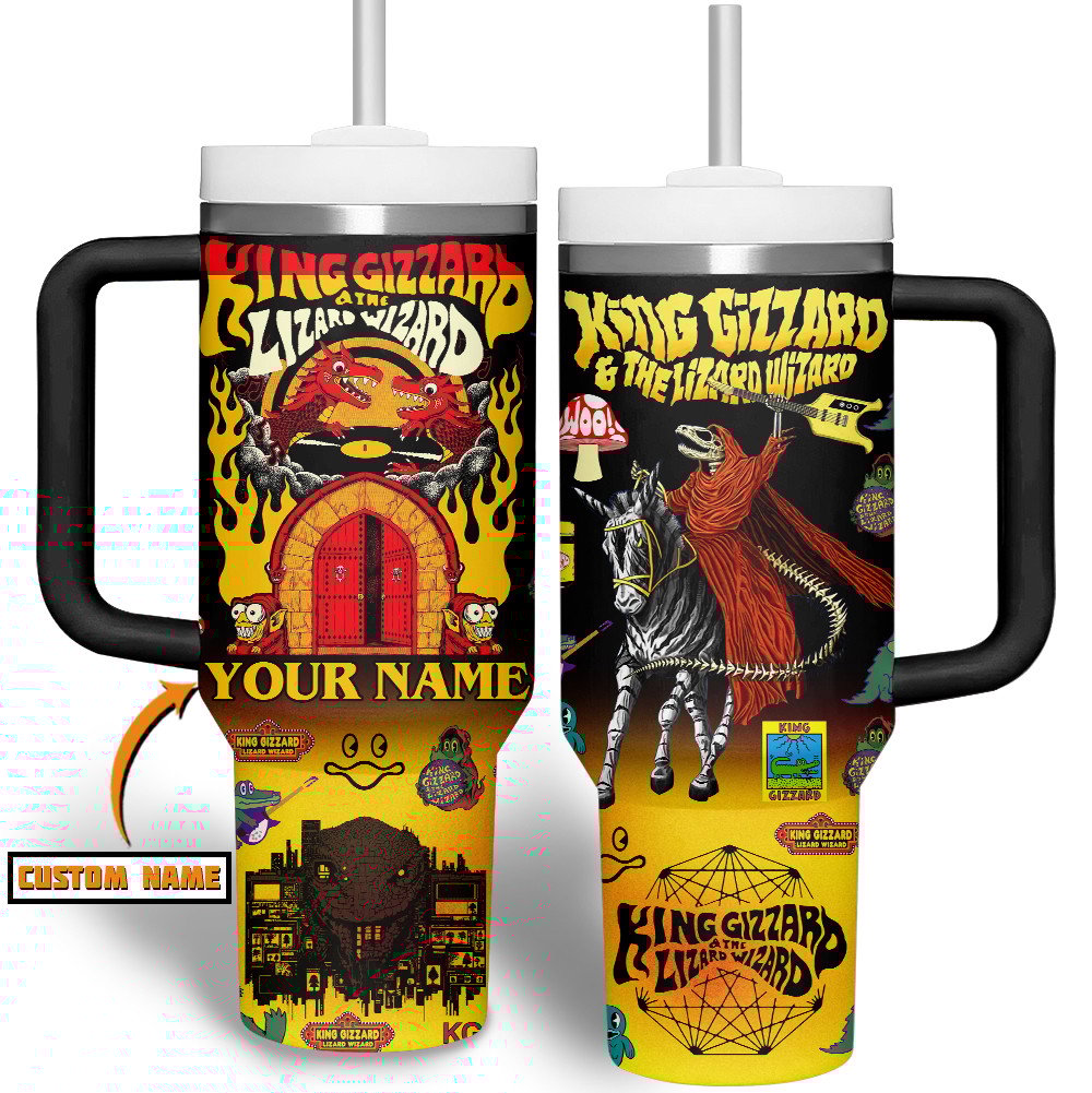 King Gizzard & The Lizard Wizard Music Custom Stanley Cup 40 oz 30 oz Tumbler With HandleTVC2301686