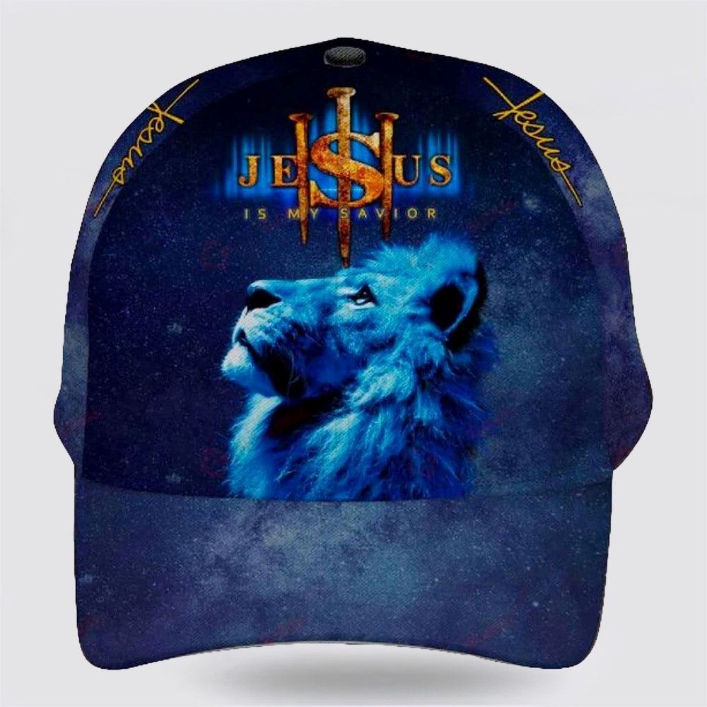 King Of Lion Jesus Is My Savior Classic Baseball Cap Hat  Trucker Hats Custom Hats Gifts For Men & Women