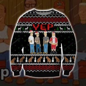 King Of The Hill Ugly Christmas Sweater Adult 3D Funny Matching for family