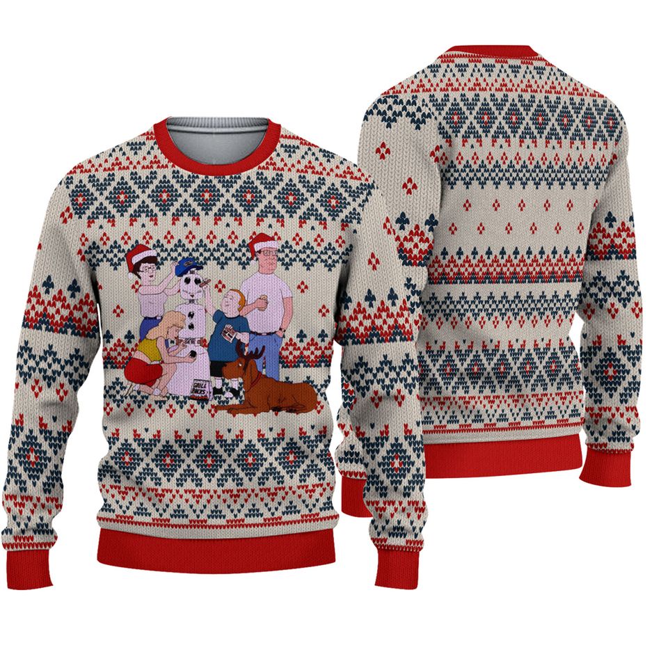 King of the Hills Ugly Christmas Sweater