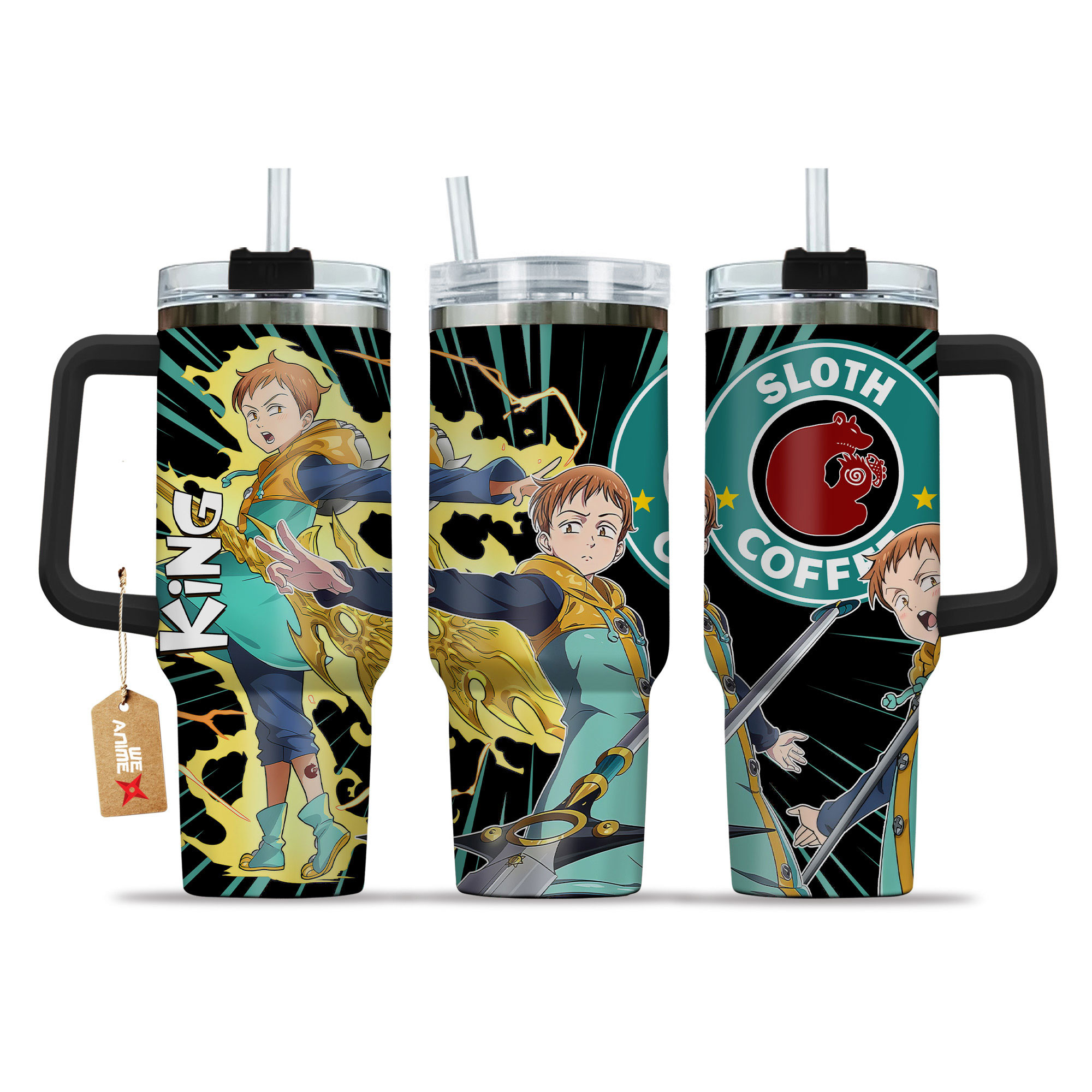 King The Seven Deadly Sins Anime Custom Stanley Cup 40 oz 30 oz Tumbler With HandleTVC2301153