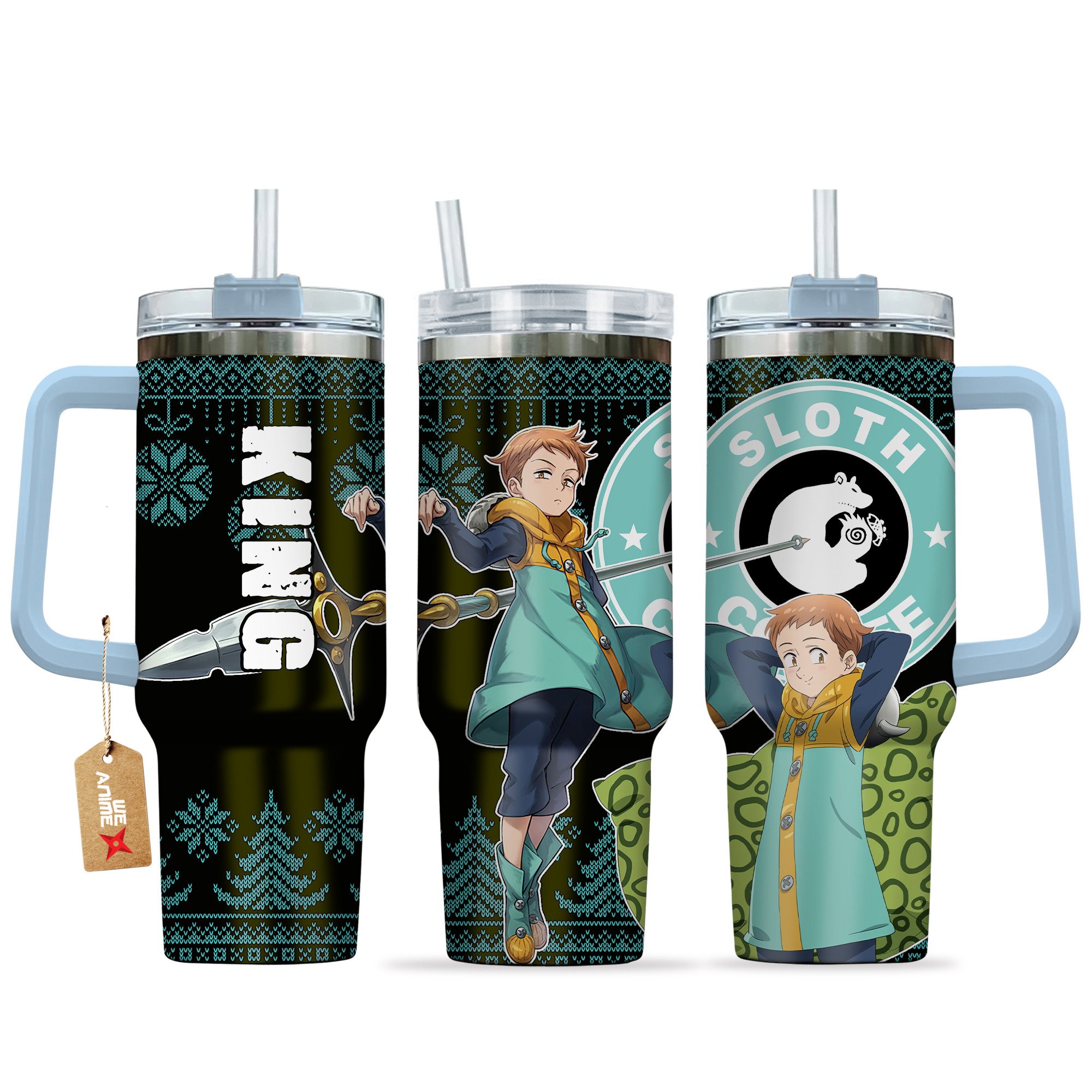 King The Seven Deadly Sins Anime Custom Stanley Cup 40 oz 30 oz Tumbler With HandleTVC2301164