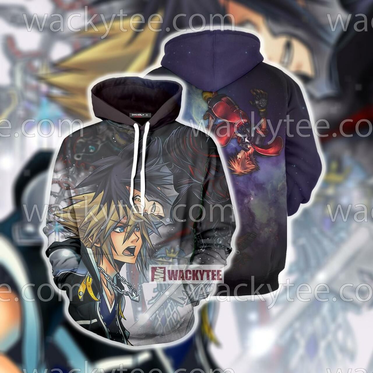Kingdom Hearts Vanitas And Sora 3D All Over Print Hoodie, Zip Hoodie