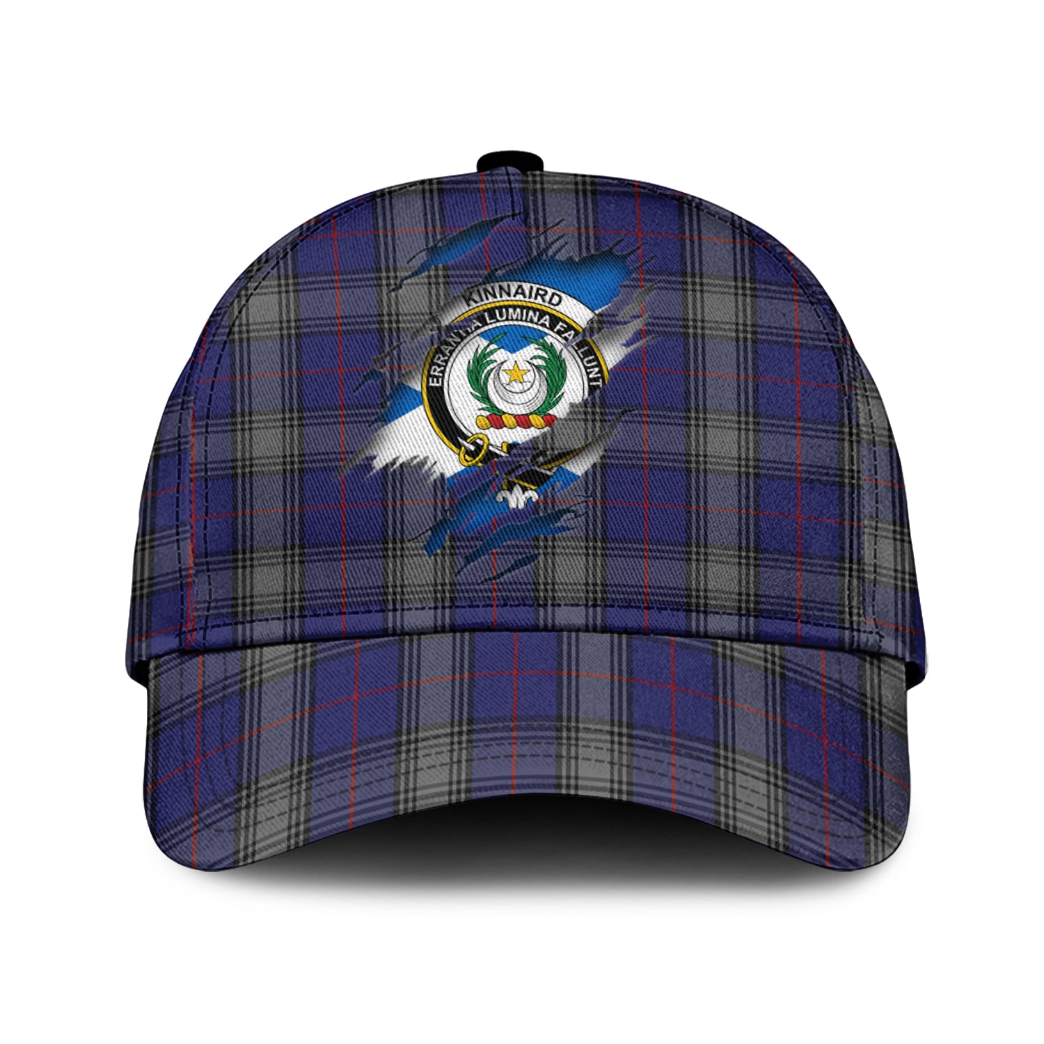 Kinnaird Tartan Plaid Cap, Family Crest In Me Style Tartan Baseball Cap TS23 Trucker Hats Custom Hats Gifts For Men & Women