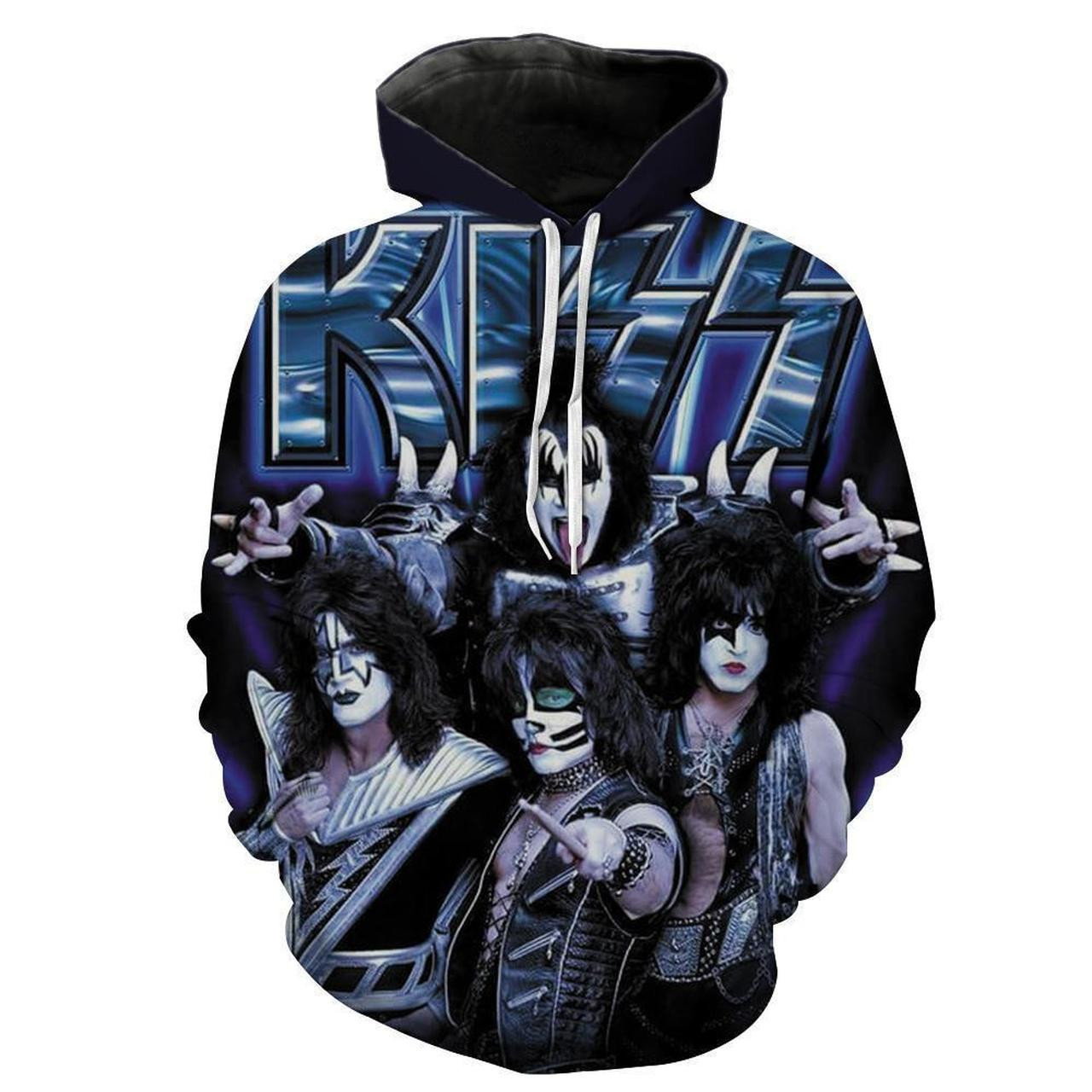 Kiss Band 3D All Over Print Hoodie, Zip Hoodie