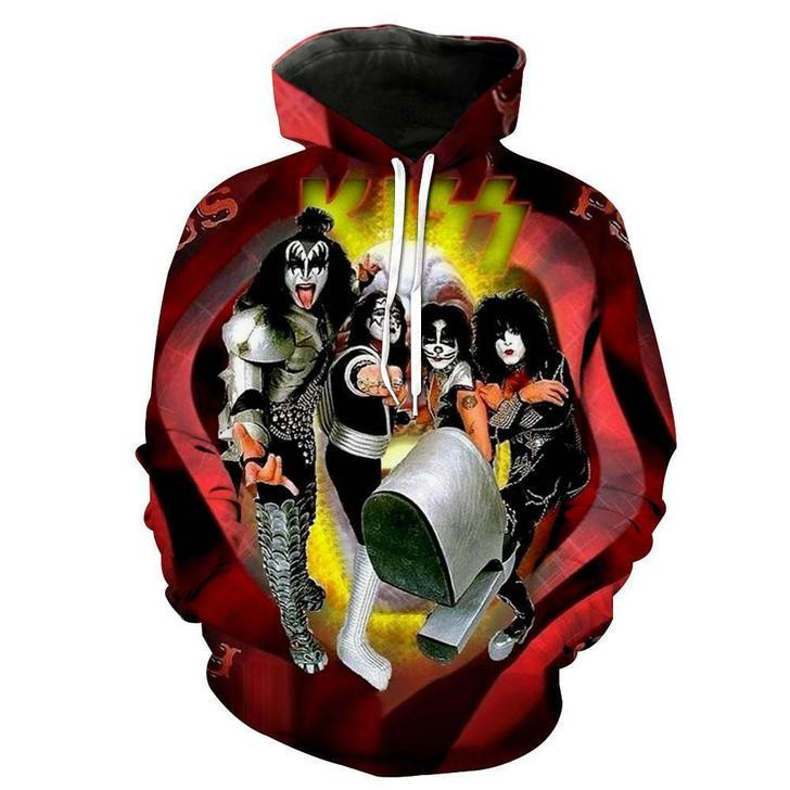 Kiss Band 3D All Over Print Hoodie, Zip Hoodie