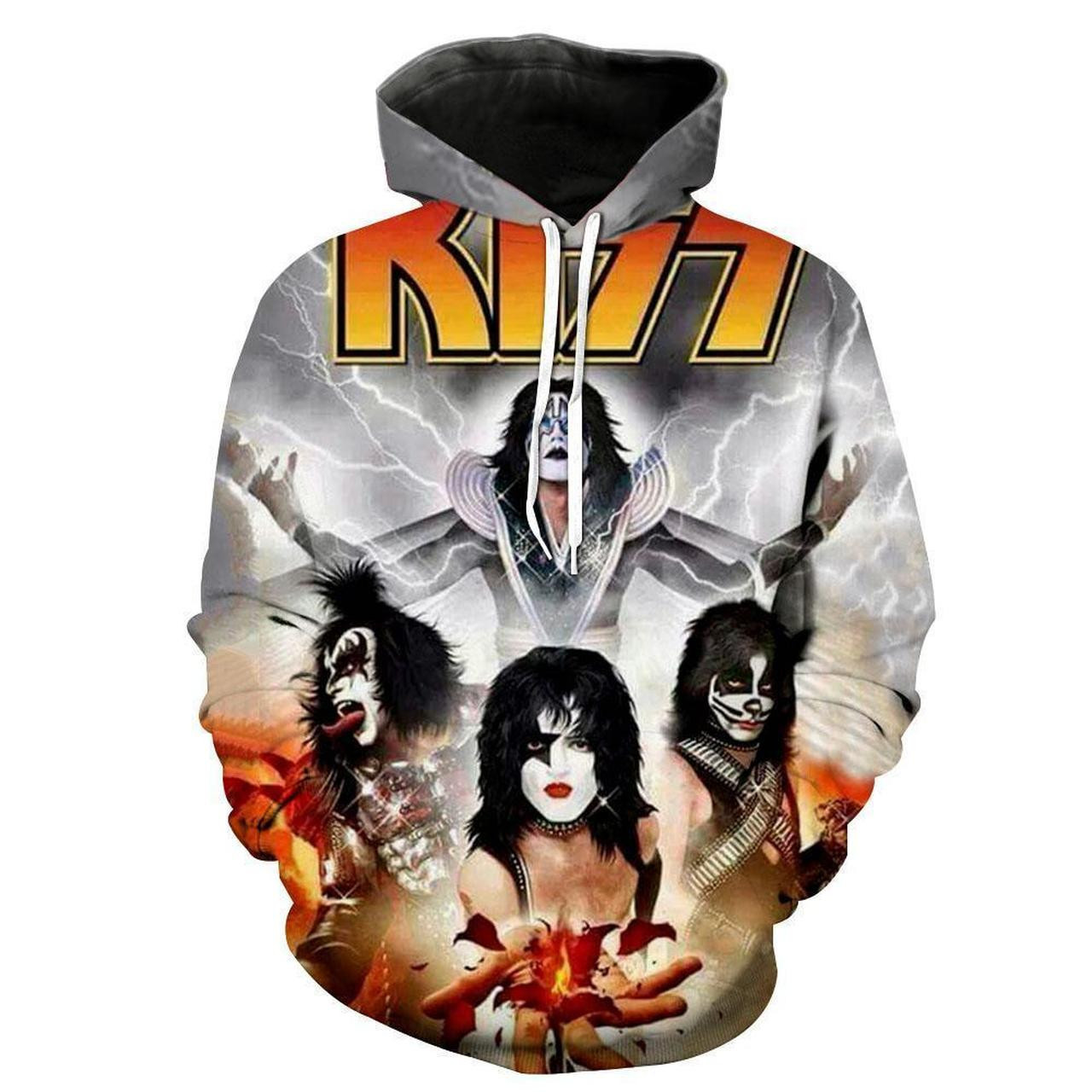 Kiss Band 3D All Over Print Hoodie, Zip Hoodie