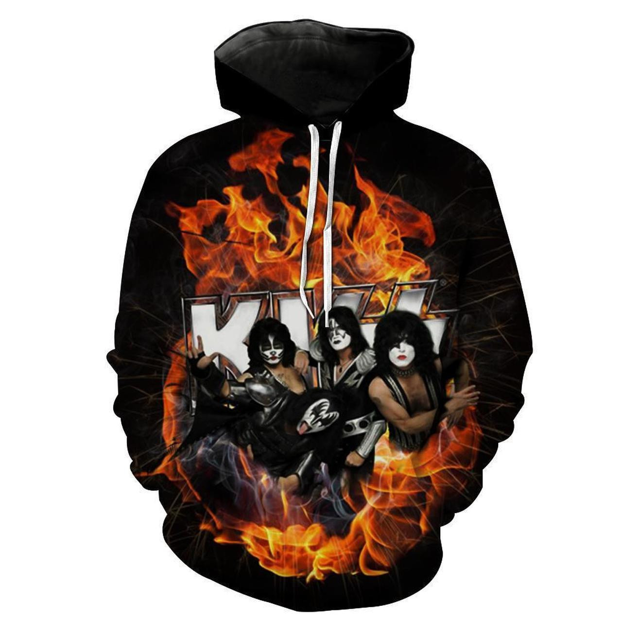 Kiss Band 3D All Over Print Hoodie, Zip Hoodie