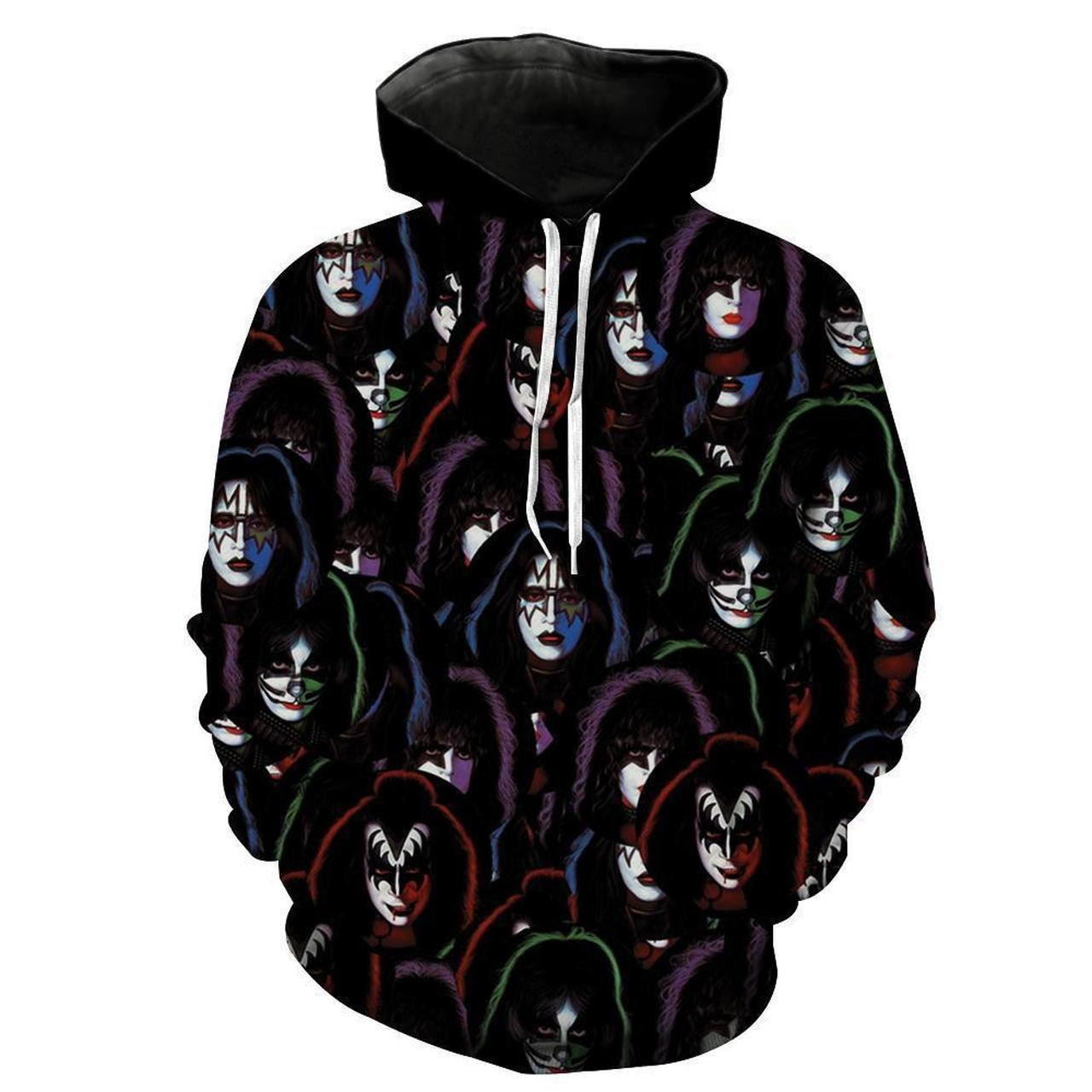 Kiss Band 3D All Over Print Hoodie, Zip Hoodie