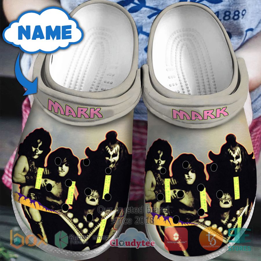 Kiss Band Music Crocs Crocband Clogs Shoes Comfortable For Men Women and Kids