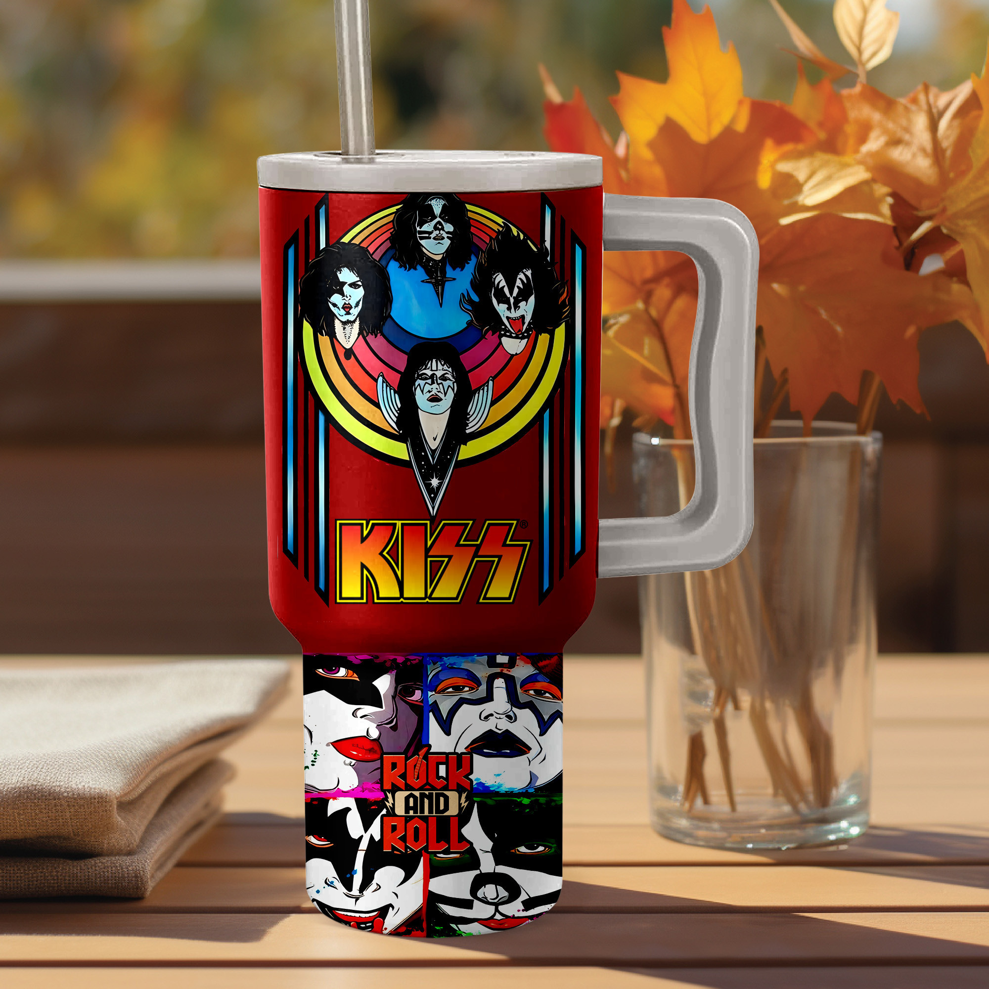 Kiss Band Music Custom Stanley Cup 40 oz 30 oz Tumbler With HandleTVC2301154