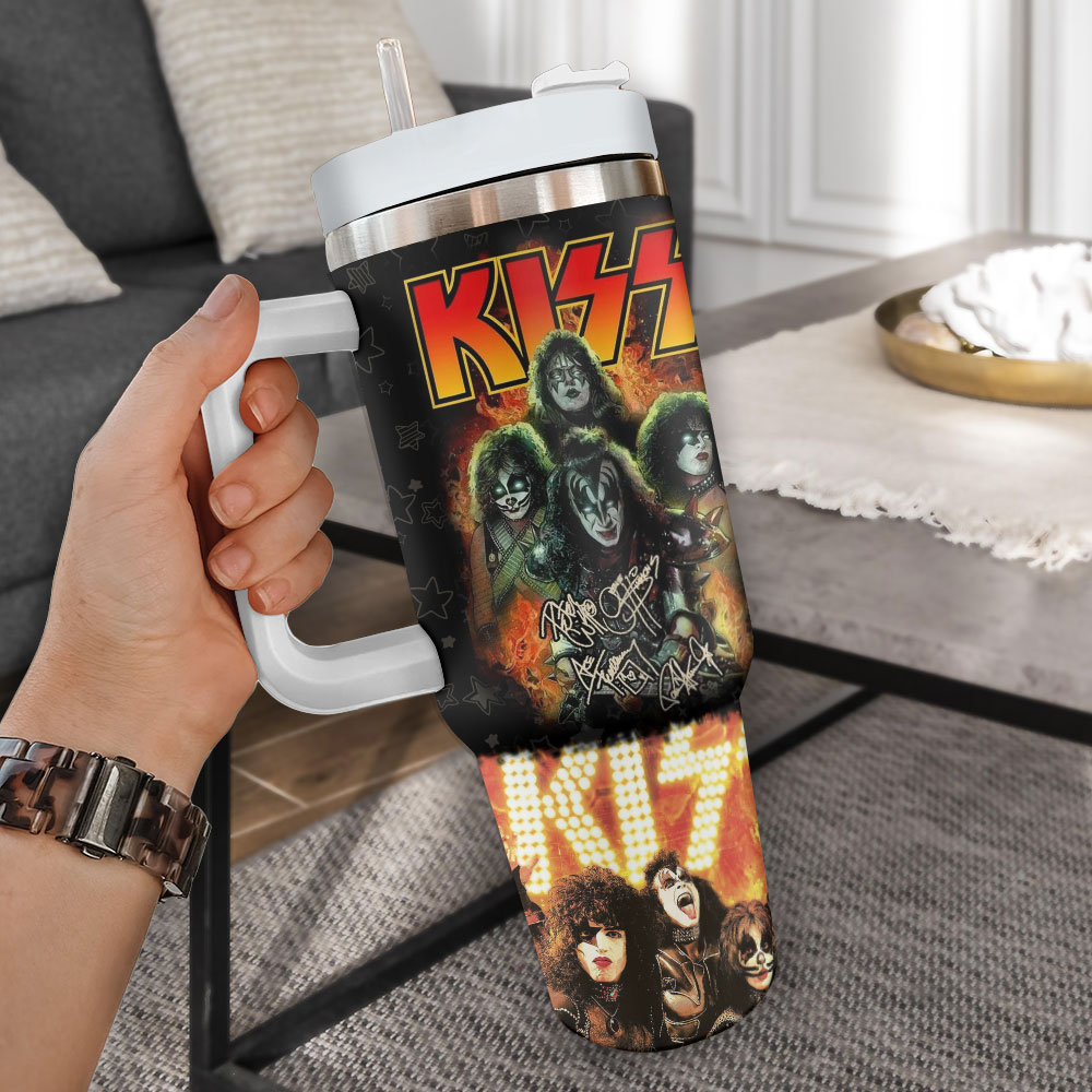 Kiss Band Music Custom Stanley Cup 40 oz 30 oz Tumbler With HandleTVC2301247 - Image 2