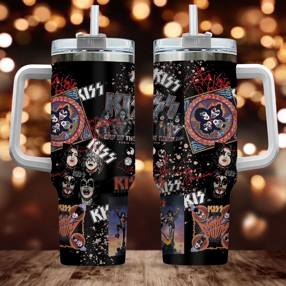 Kiss Band Music Custom Stanley Cup 40 oz 30 oz Tumbler With HandleTVC2301847