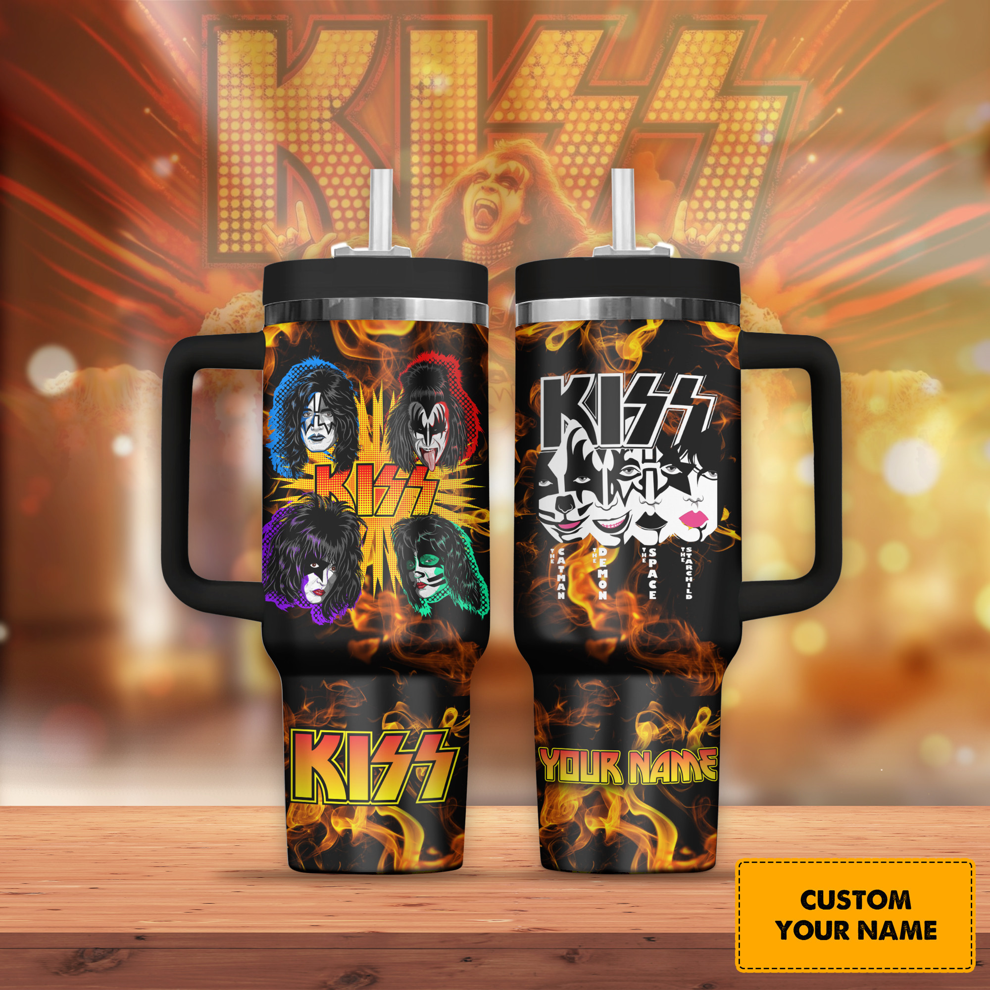 Kiss Music Custom Stanley Cup 40 oz 30 oz Tumbler With HandleTVC2301277