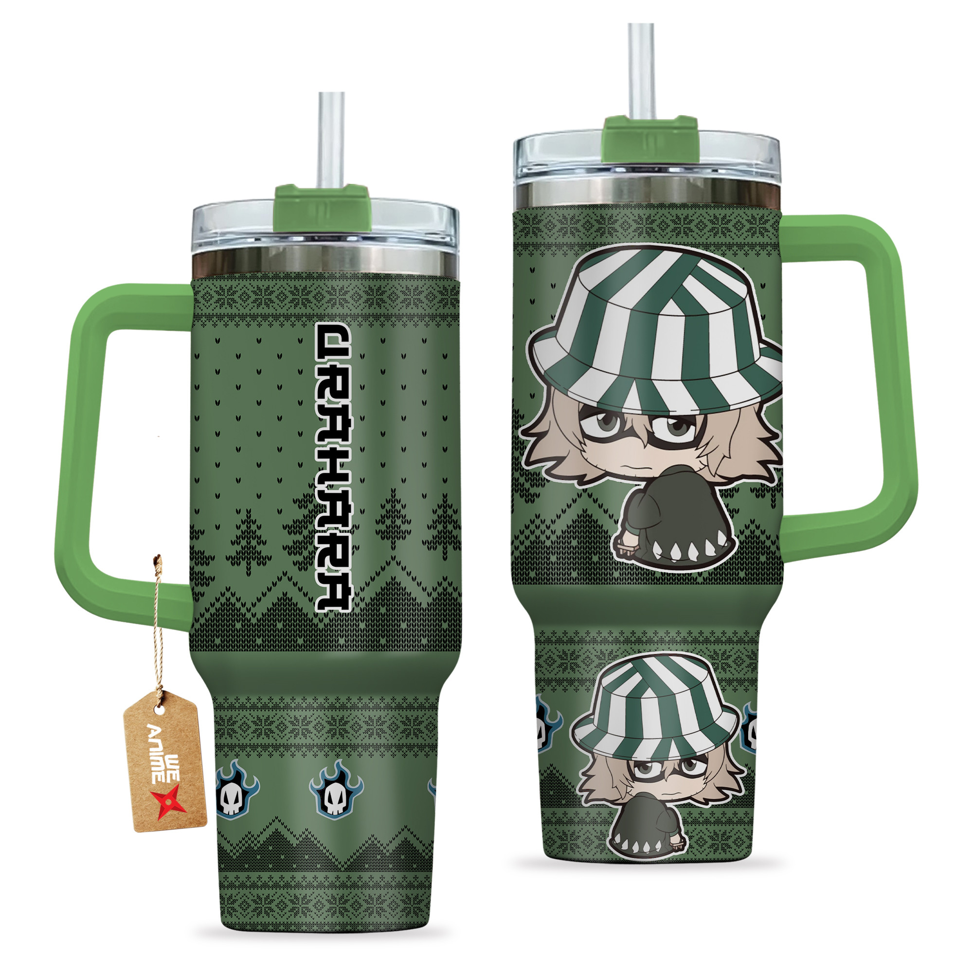 Kisuke Urahara Bleach Anime Custom Stanley Cup 40 oz 30 oz Tumbler With HandleTVC2301162 - Image 2