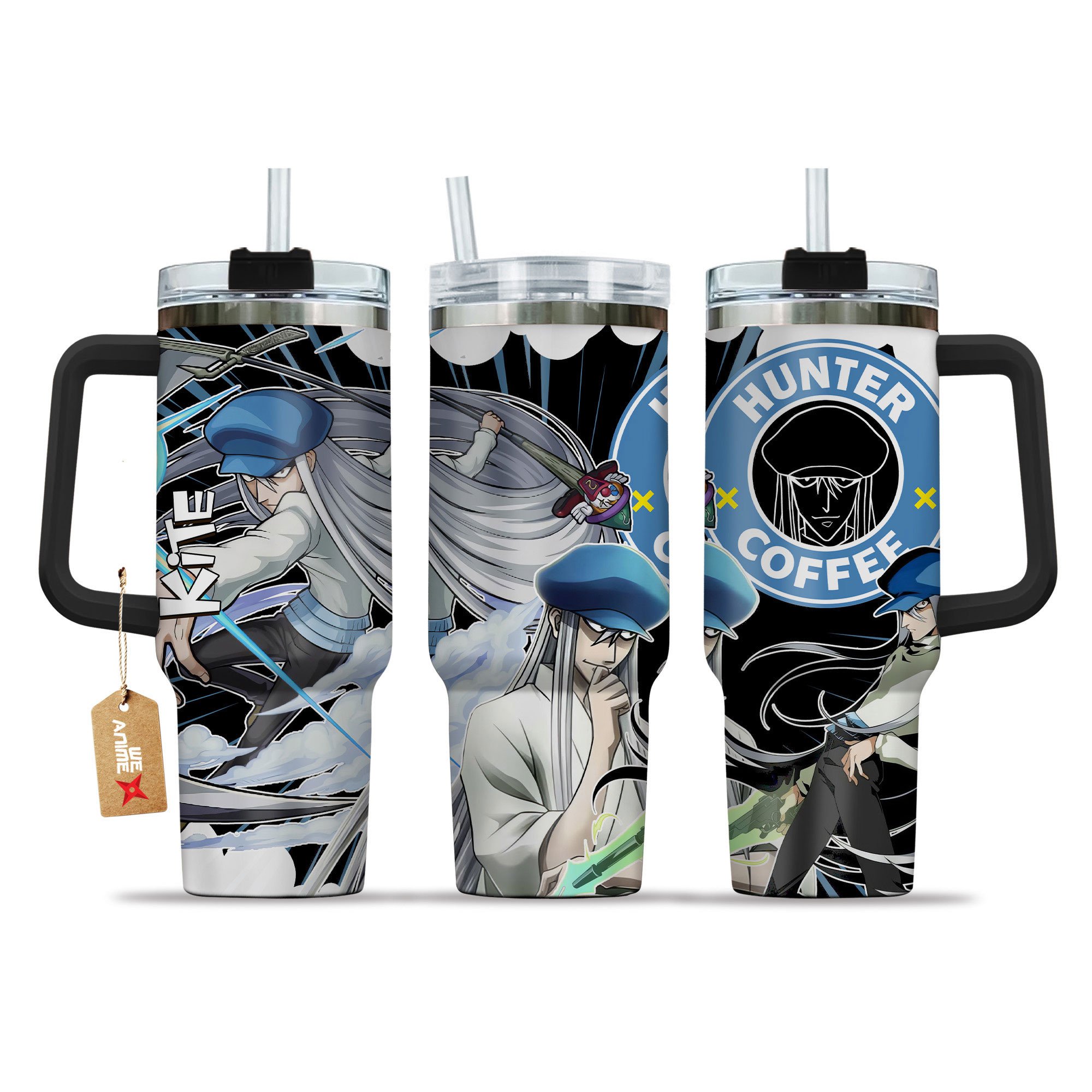 Kite Hunter x Hunter Anime Custom Stanley Cup 40 oz 30 oz Tumbler With HandleTVC2301154