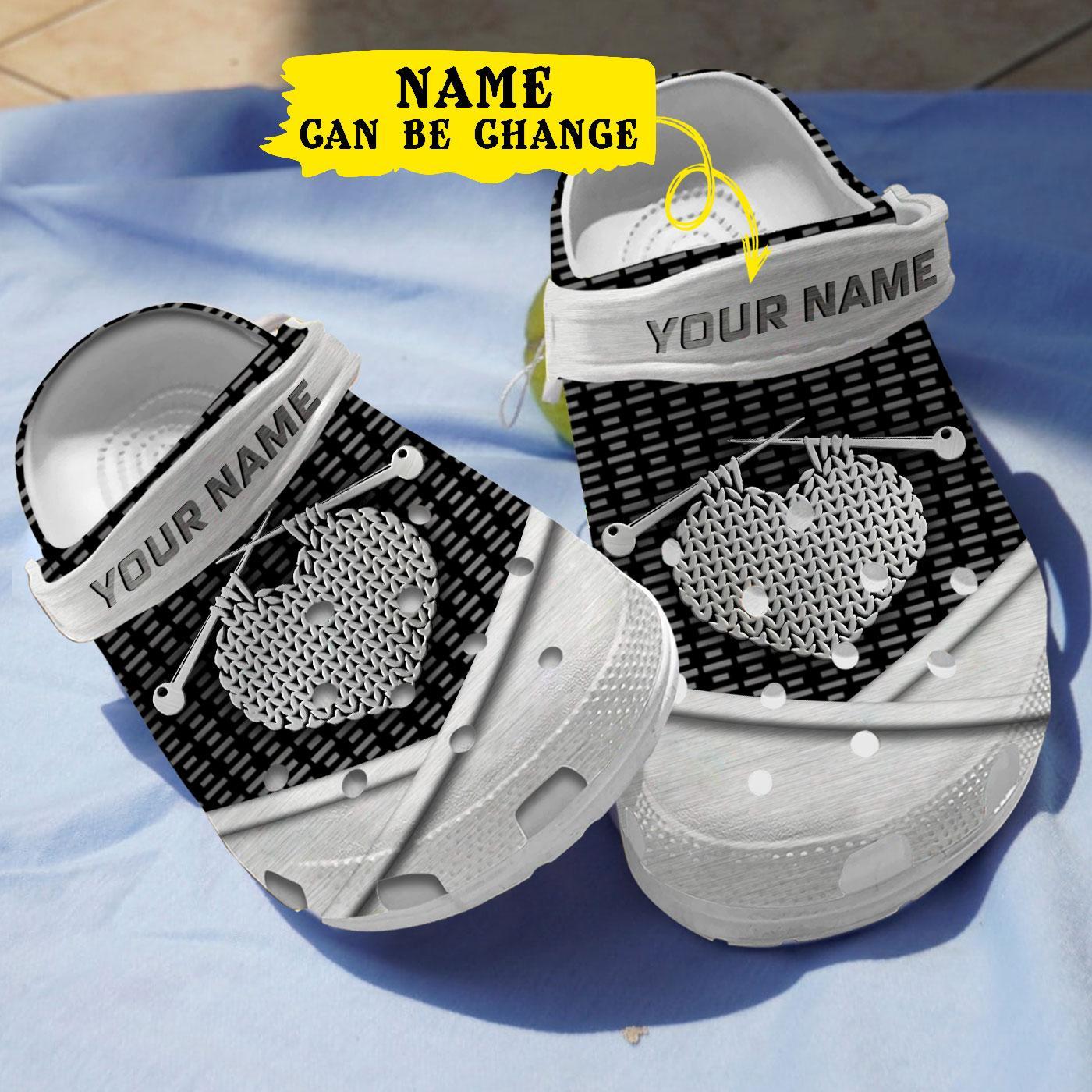 Knitting Lovers Crocs Crocband Clogs Shoes Comfortable For Men Women and Kids