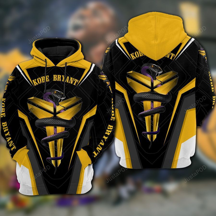 Kobe Bryant Los Angeles Lakers Basketball 3D All Over Print Hoodie, Zip Hoodie