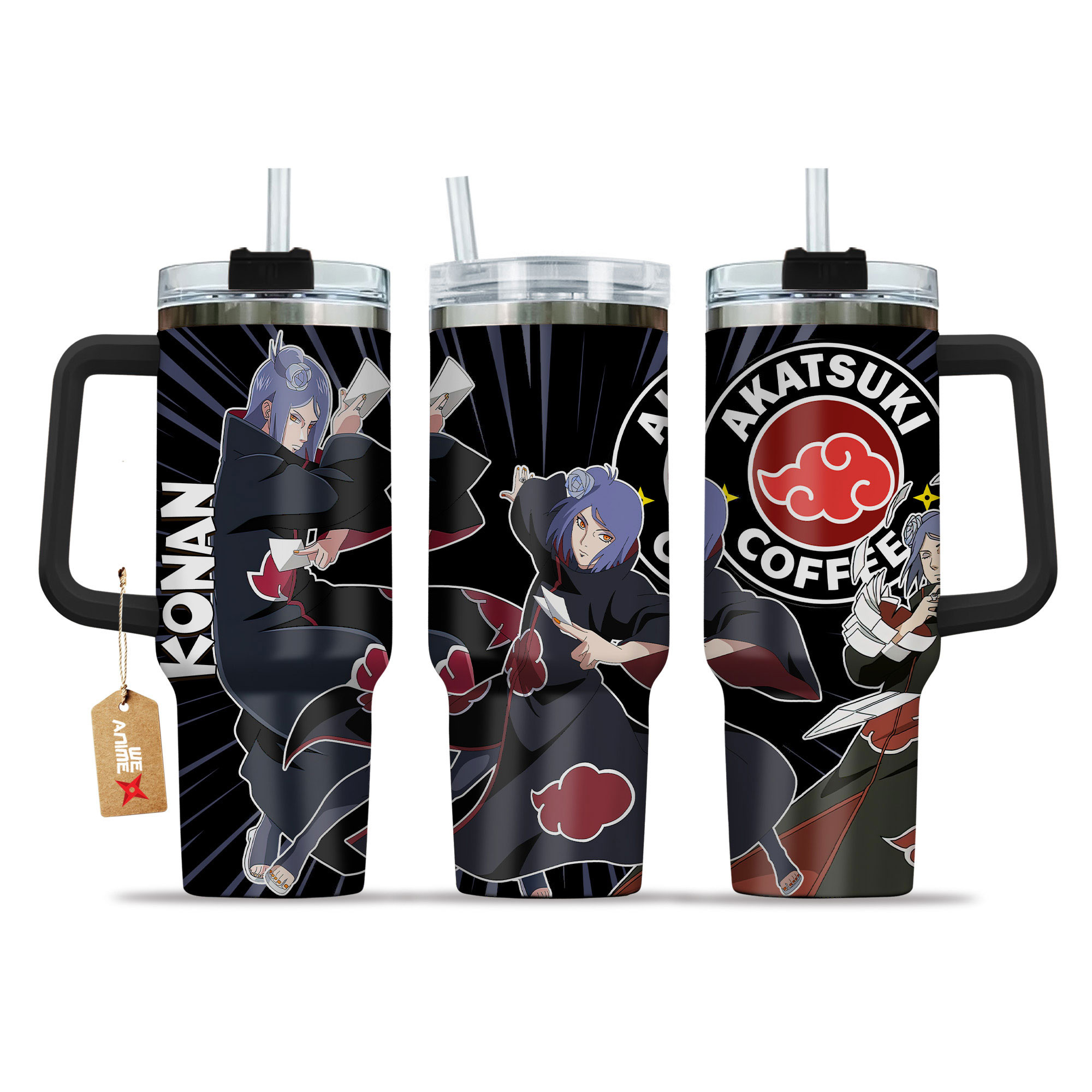 Konan Naruto Anime Custom Stanley Cup 40 oz 30 oz Tumbler With HandleTVC2301150