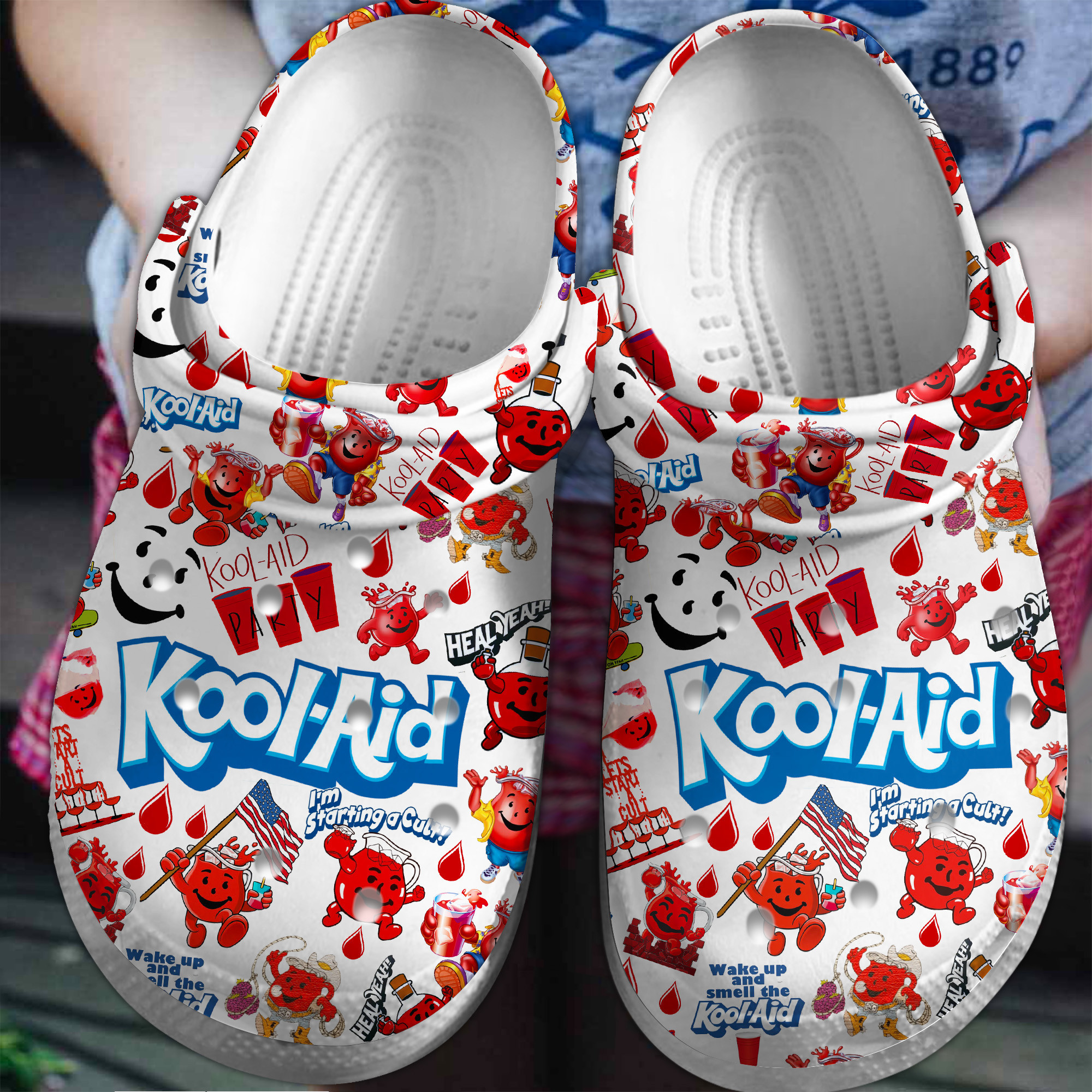Kool Aid Drink Crocs Crocband Clogs Shoes Comfortable For Men Women and Kids