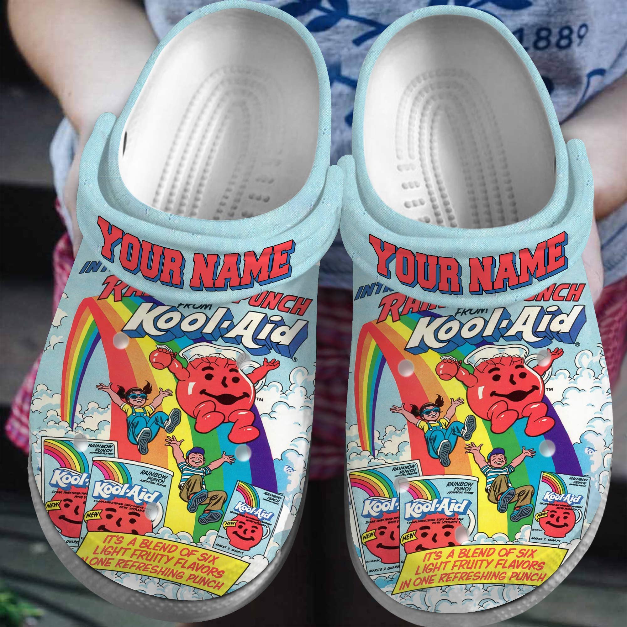Kool-Aid Drink Crocs Crocband Clogs Shoes Comfortable For Men Women and Kids