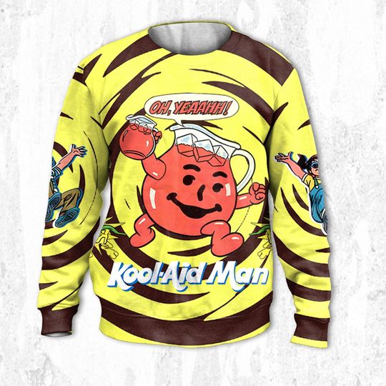 Kool Aid Man Spiral Custom Vintage match Sweatshirt - Image 7