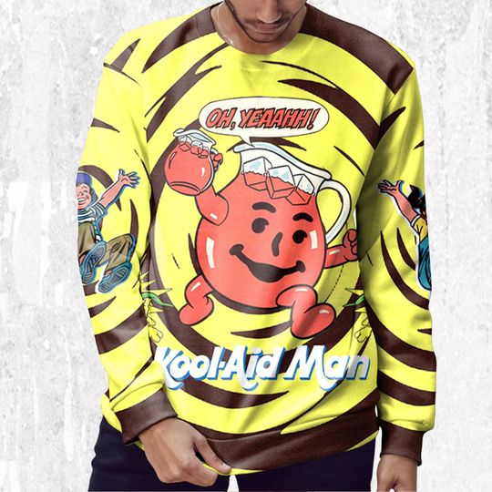 Kool Aid Man Spiral Custom Vintage match Sweatshirt - Image 9