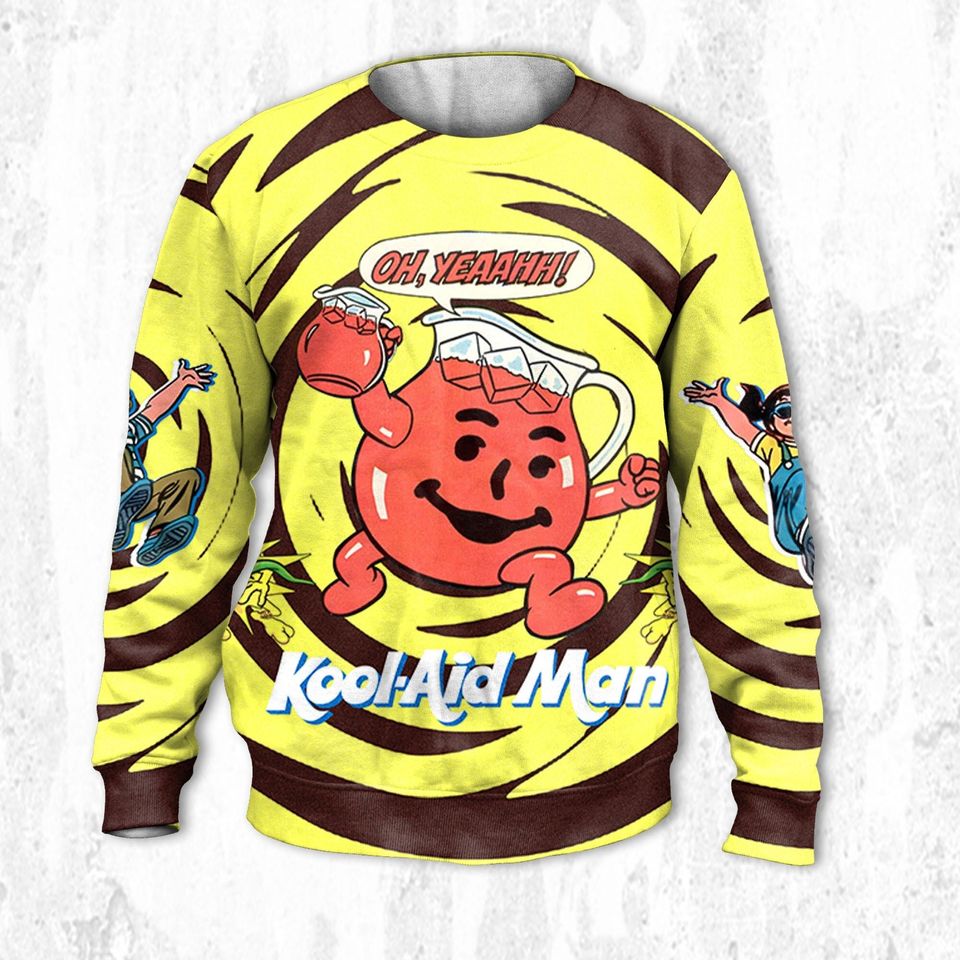 Kool Aid Man Spiral Custom Vintage match Sweatshirt - Image 2