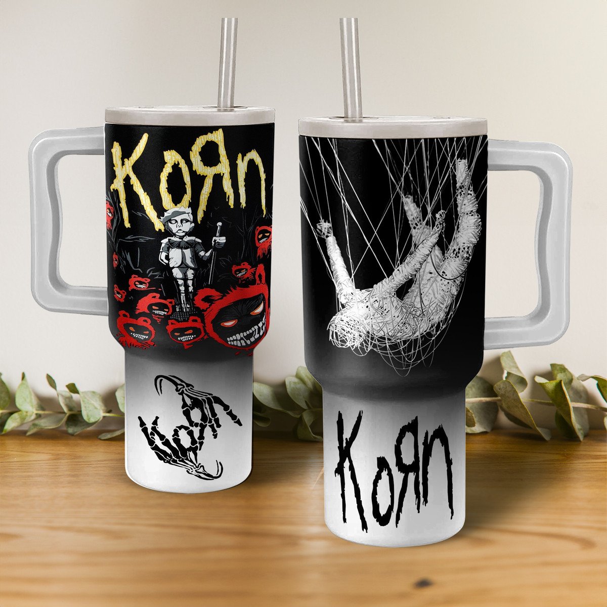 Korn Music Custom Stanley Cup 40 oz 30 oz Tumbler With HandleTVC2301268