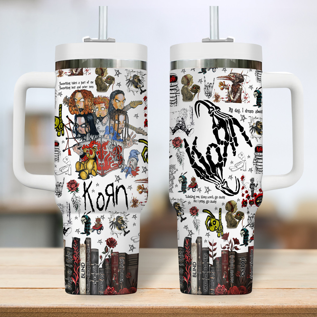 Korn Music Custom Stanley Cup 40 oz 30 oz Tumbler With HandleTVC2301327