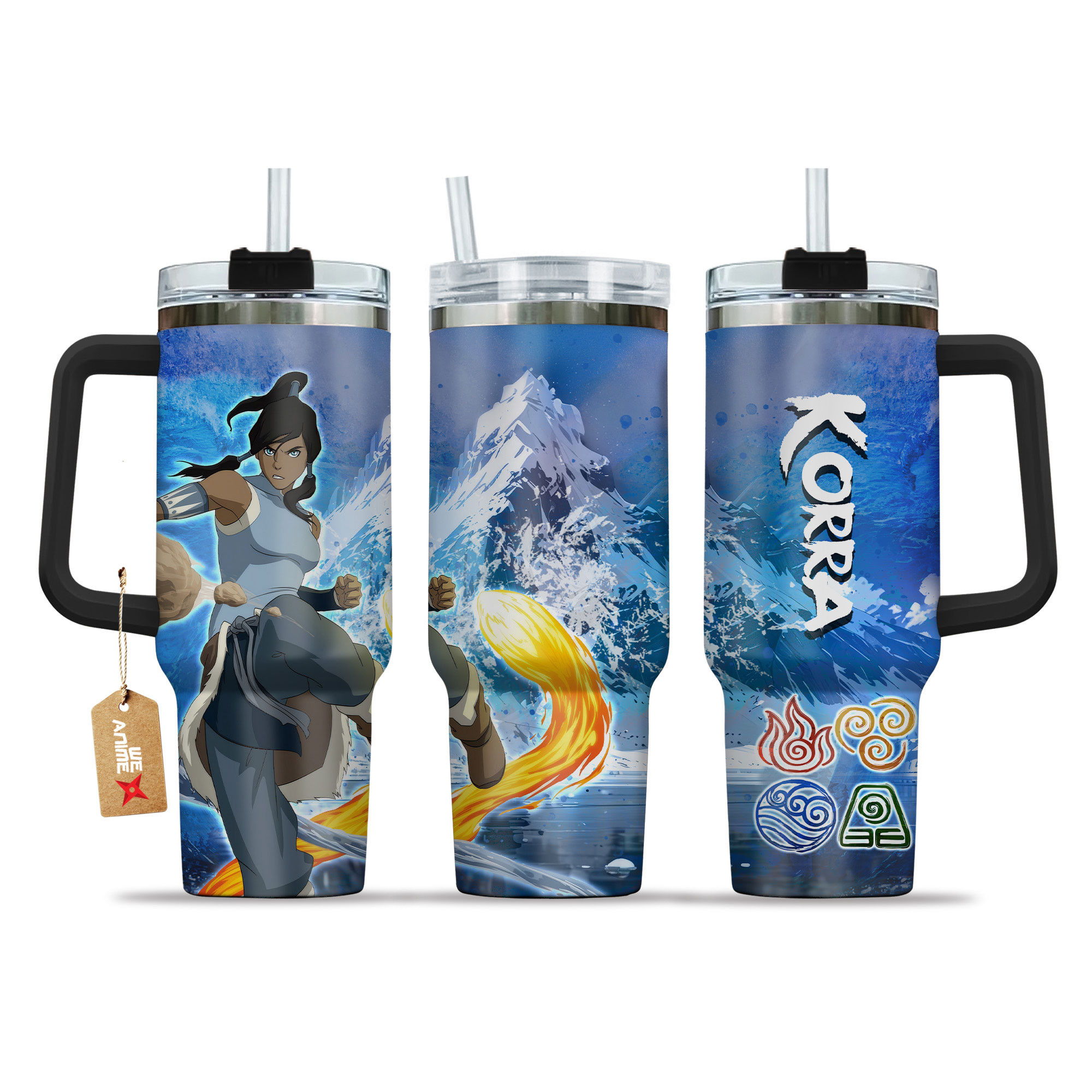 Korra Avatar Anime Custom Stanley Cup 40 oz 30 oz Tumbler With HandleTVC2301154
